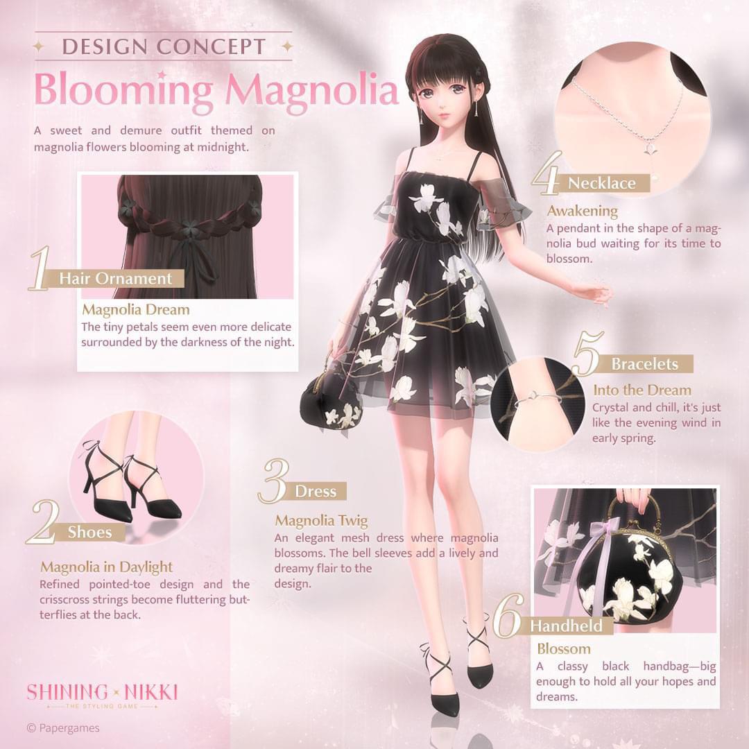 SHINING NIKKI Design Concept Blooming Magnolia