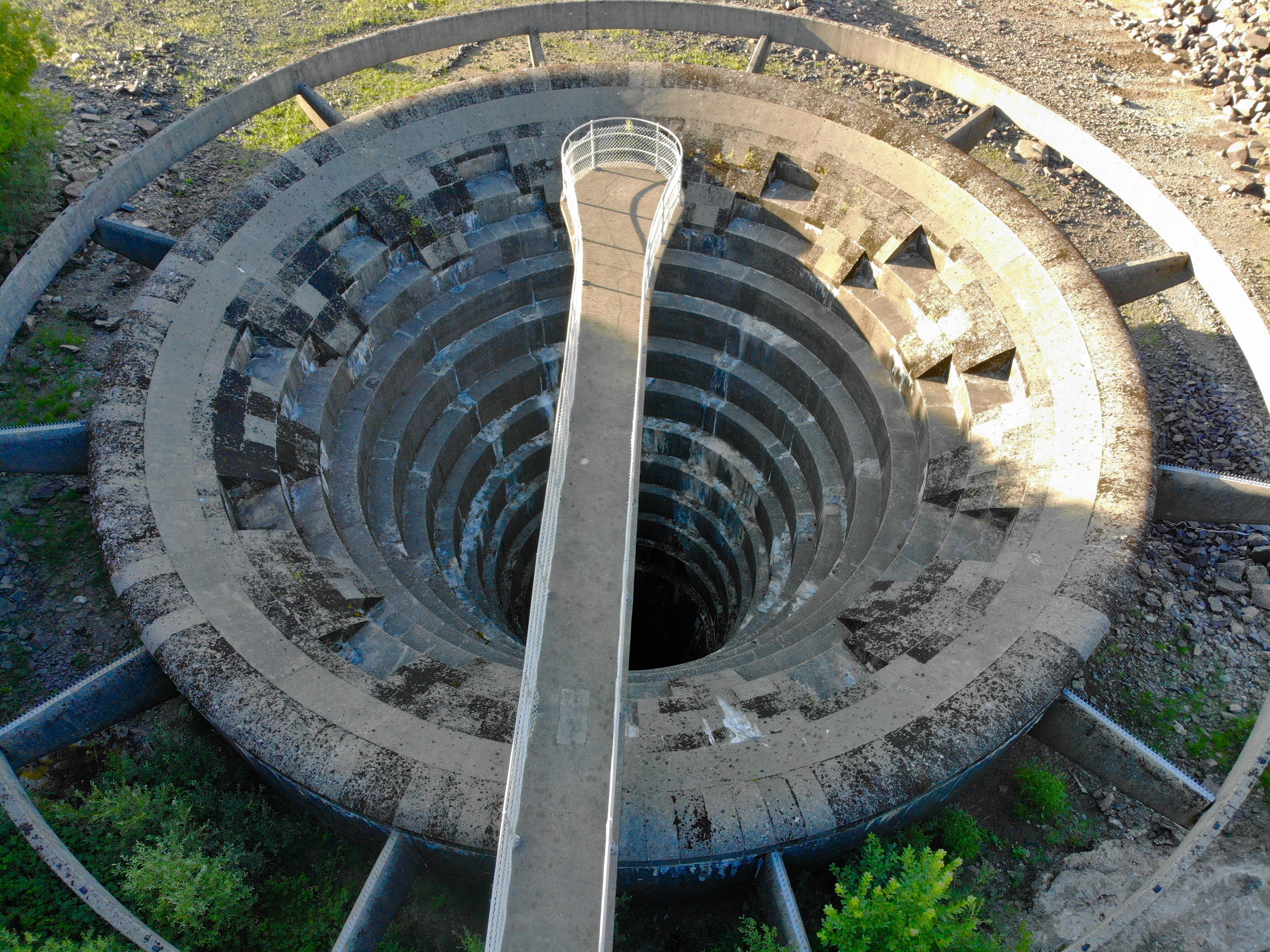Old dam overflow spillway.. r/urbanexploration