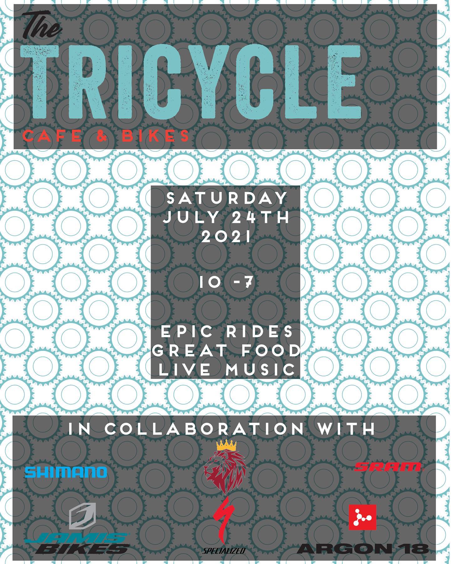 Tricycle Cafe opening this weekend, special events planned. r