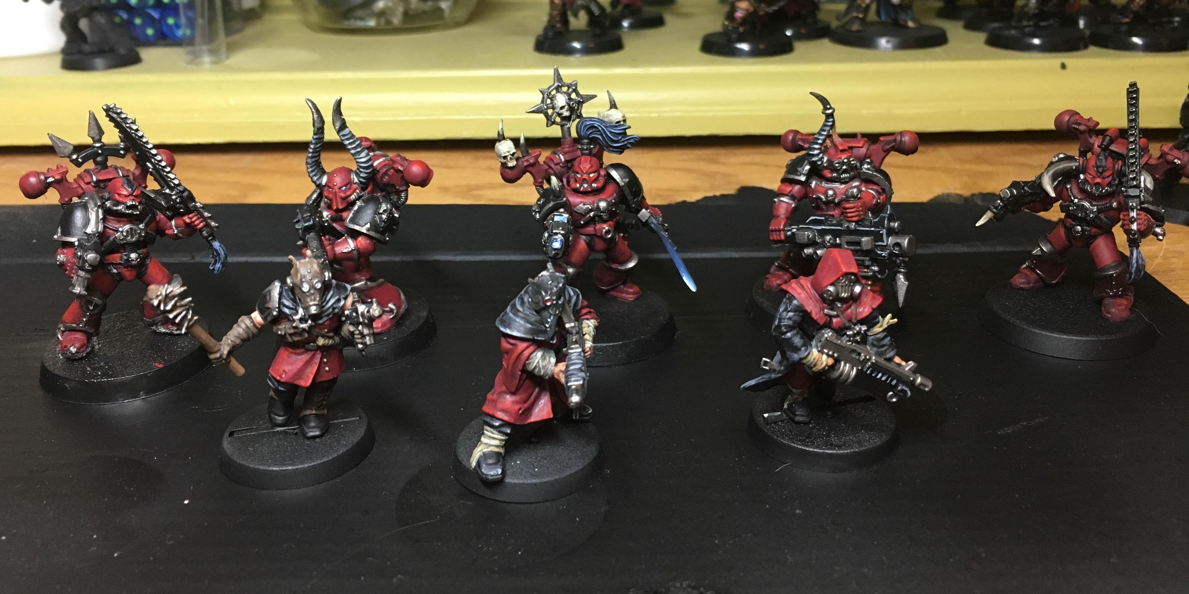 My CSM Word Bearers kill team, the Armageddon Antifascists