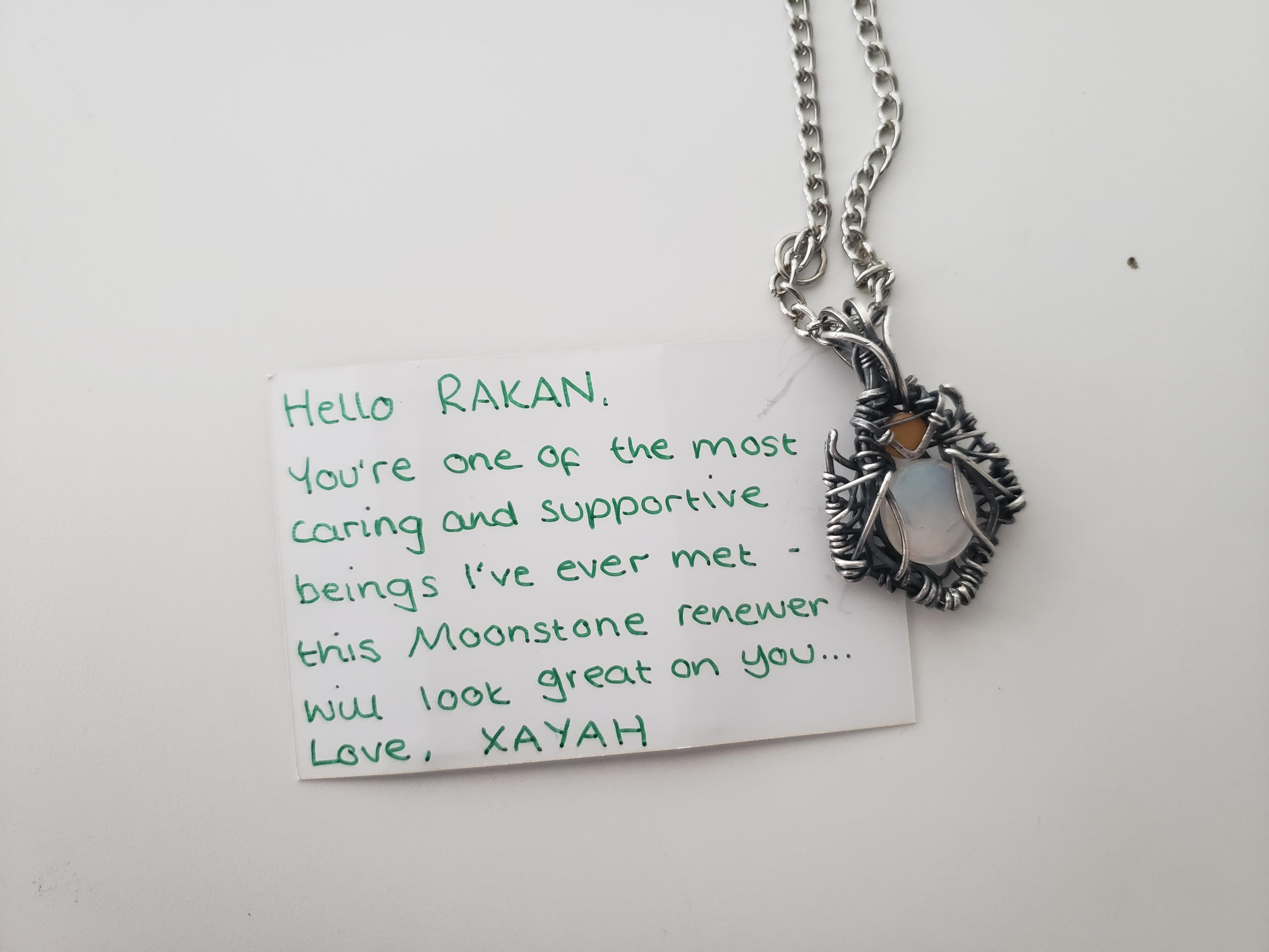 My Xayah got me an IRL Moonstone Renewer and now I'm Stronger than ever.