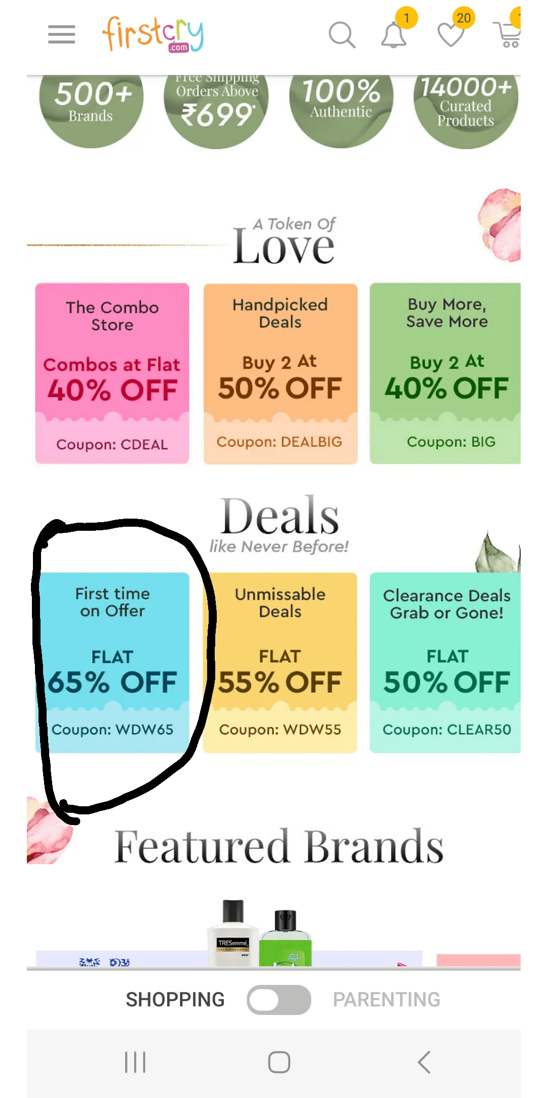 Firstcry 65 off, Did this code work for anyone? r/IndianBeautyDeals