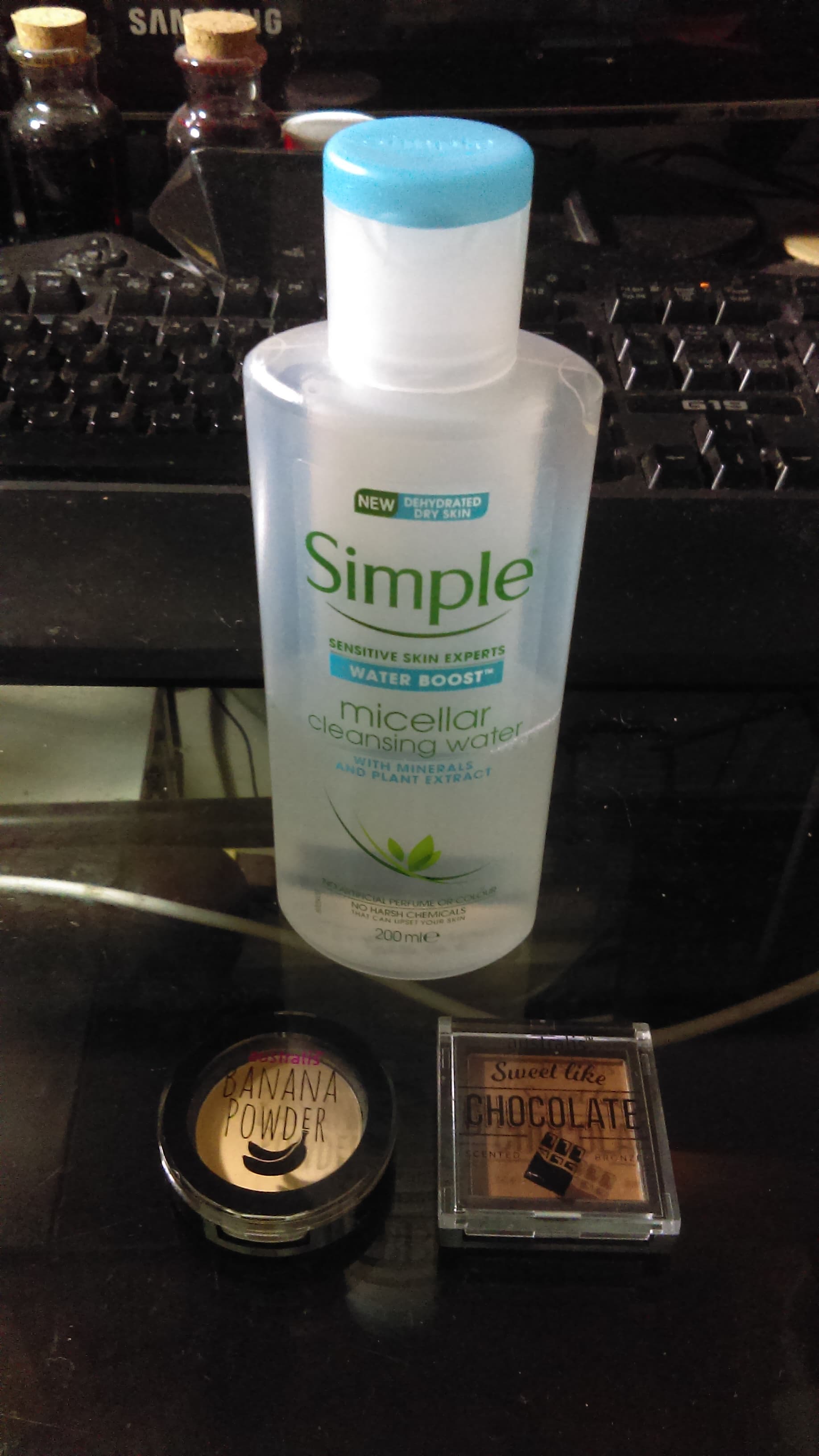 Found these adorable australis banana powder and bronzer compacts at