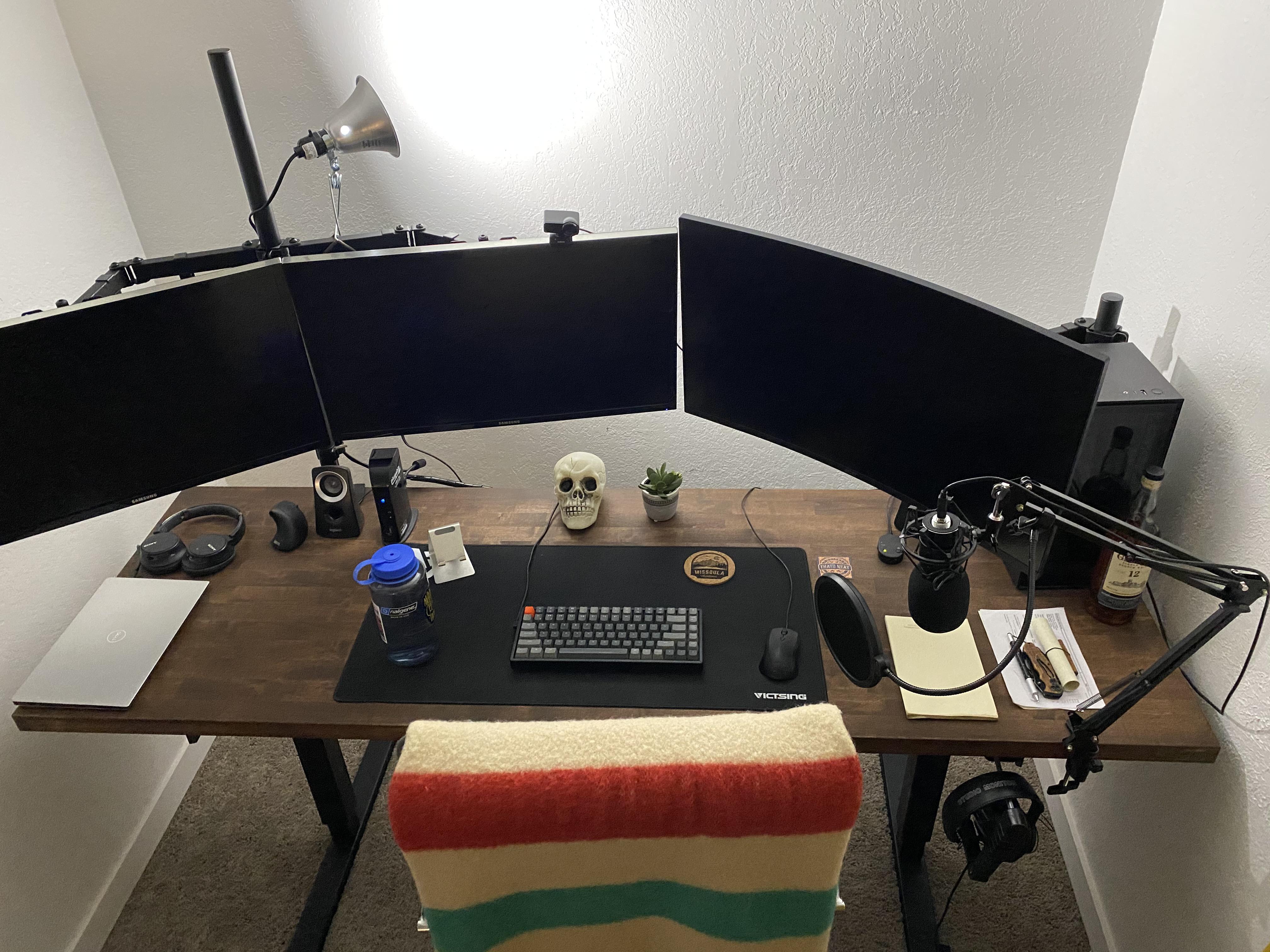 WFH and gaming setup. It’s a work in progress. r/battlestations