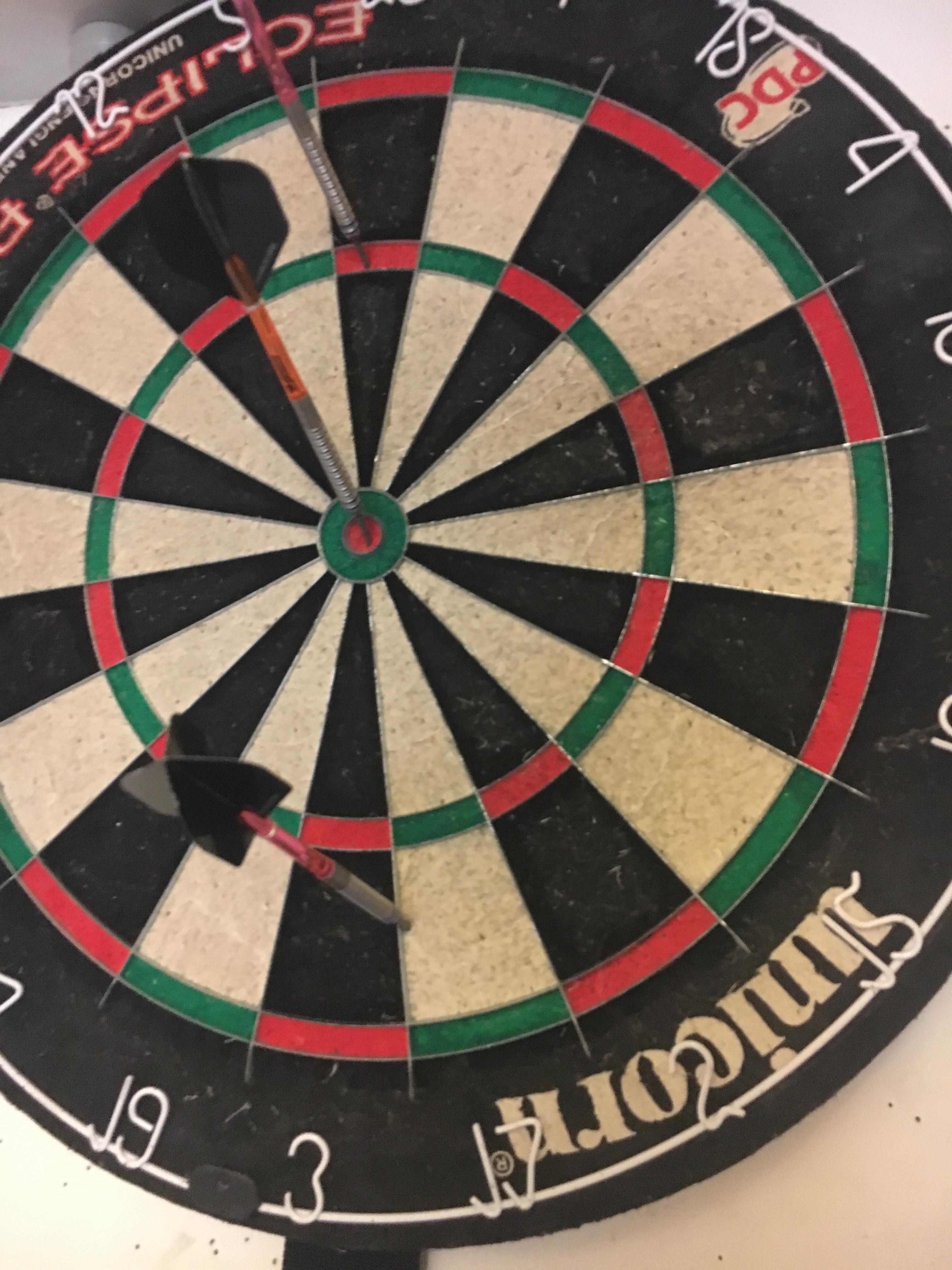 Hit my highest ever checkout tonight, 127 on the bull! Darts
