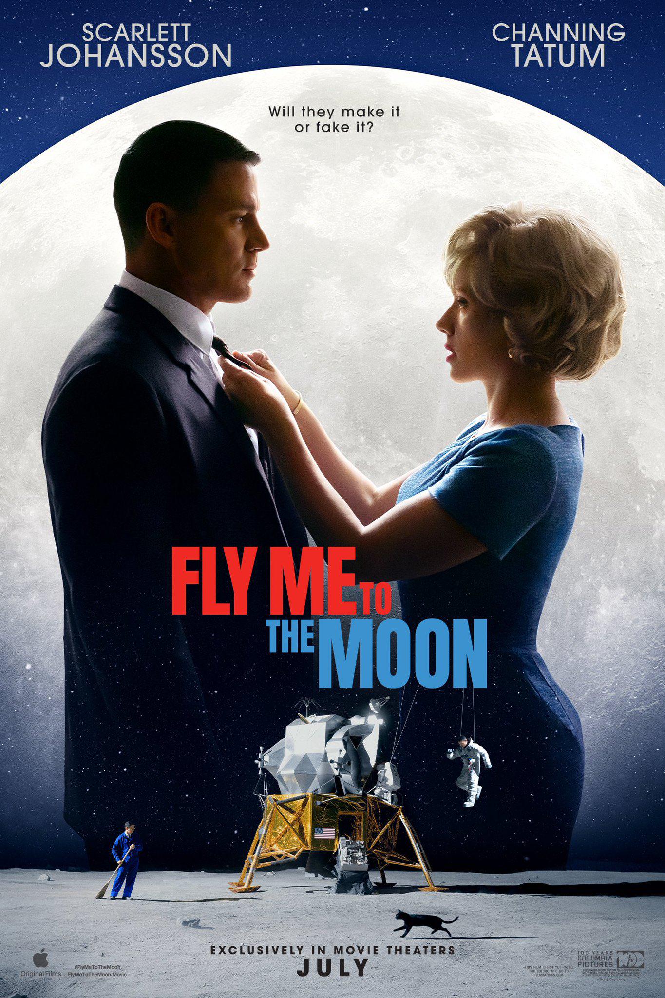 Official Poster for 'Fly Me to the Moon' Starring Scarlett Johansson