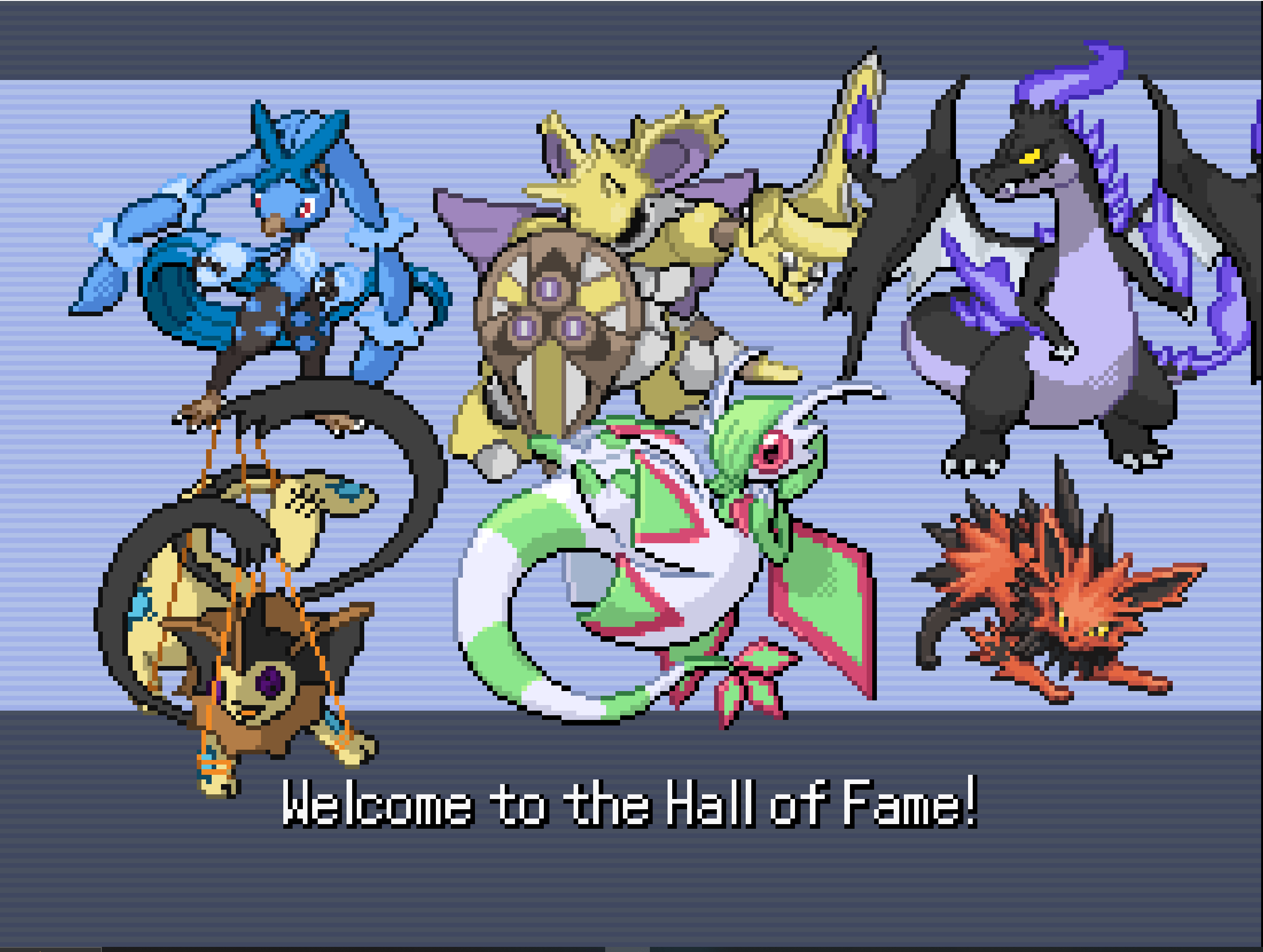 My first Hall of Fame, probably best fan made pokemon game r