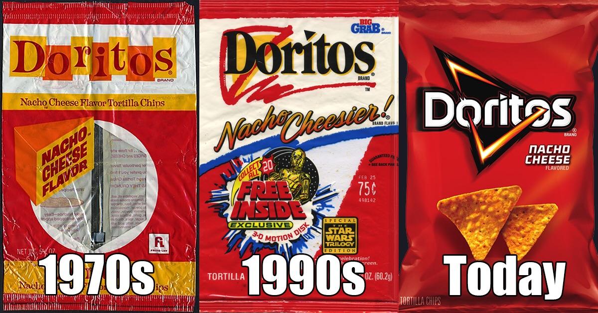 Old Doritos Packaging r/nostalgia