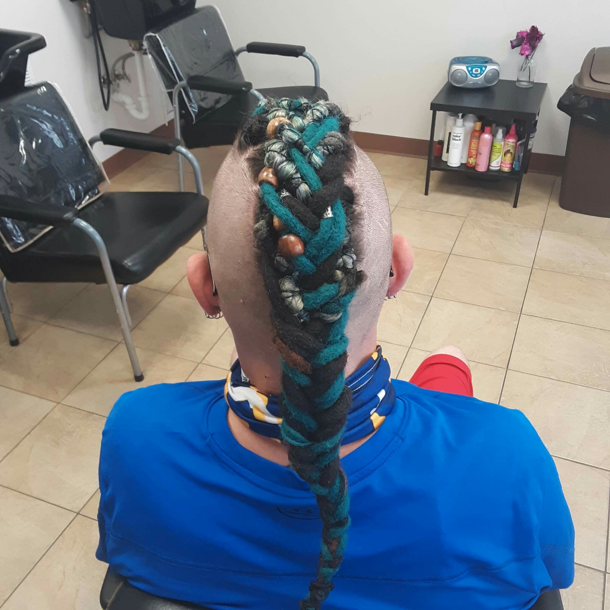 Dread extensions French braid r/Dreadlocks