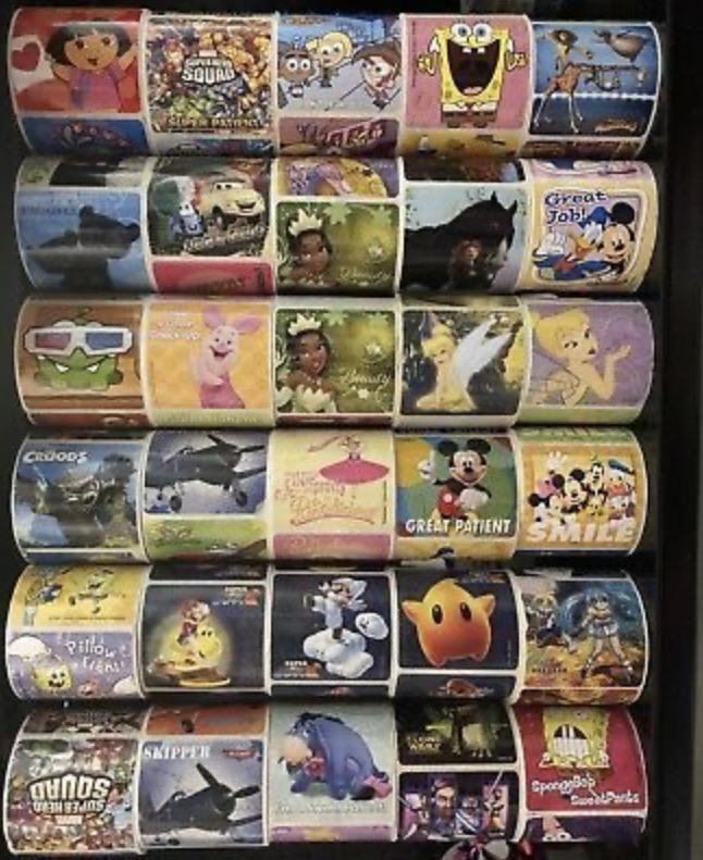 Getting stickers at the doctor's office r/nostalgia