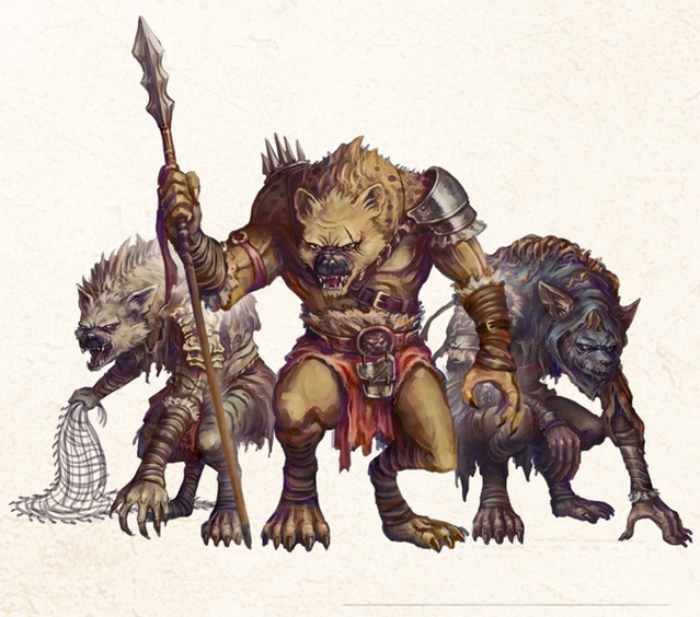Fun ideas for tracking down a group of gnolls? [art] r/DnD