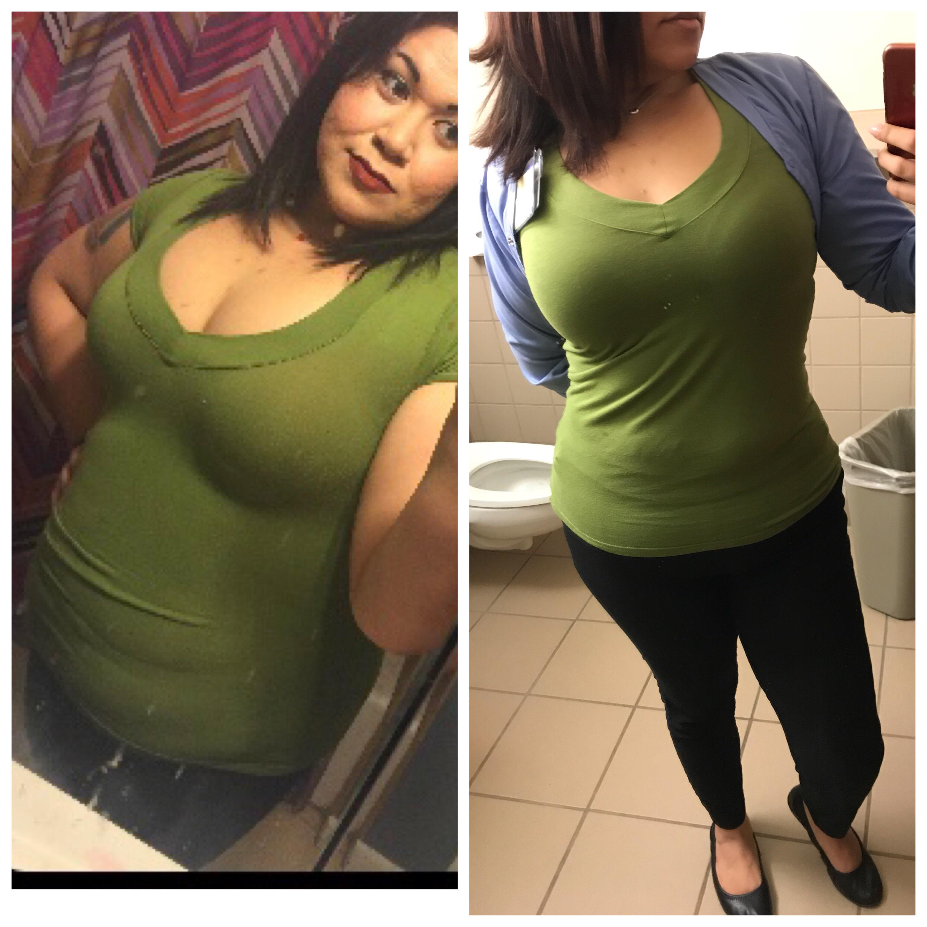 F/30/5’5 [240?lbs > 188lbs = 52lbs] PCP felt the need to remind me that