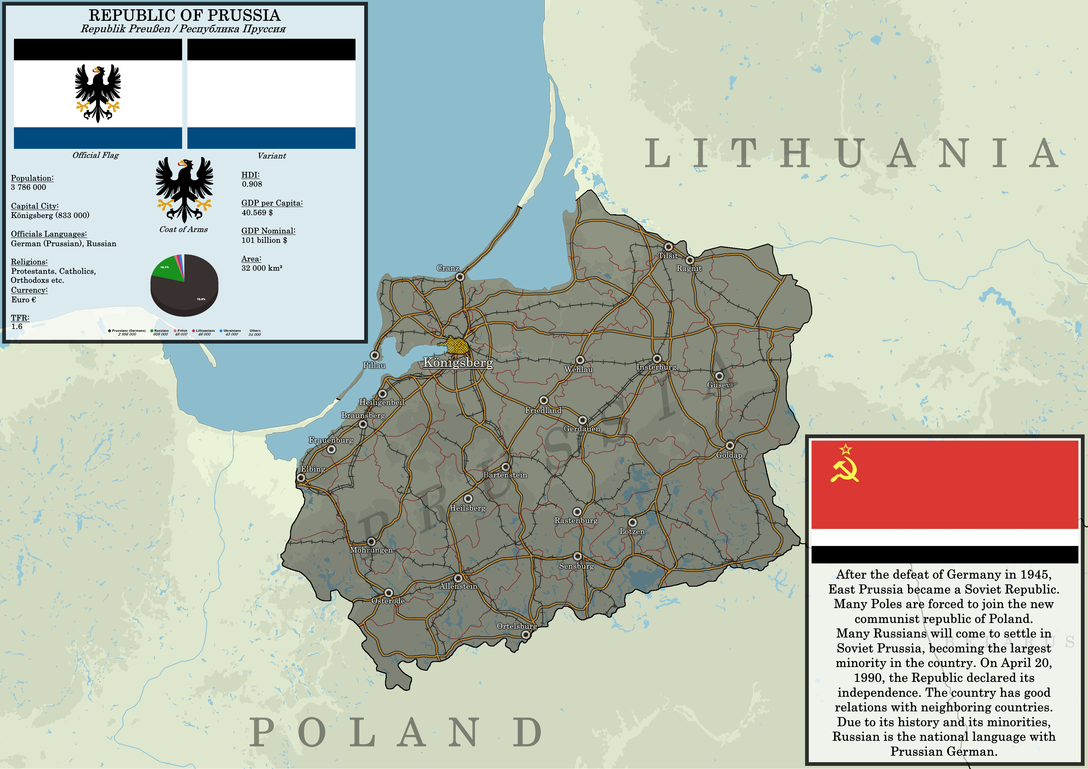 Republic of Prussia r/imaginarymaps