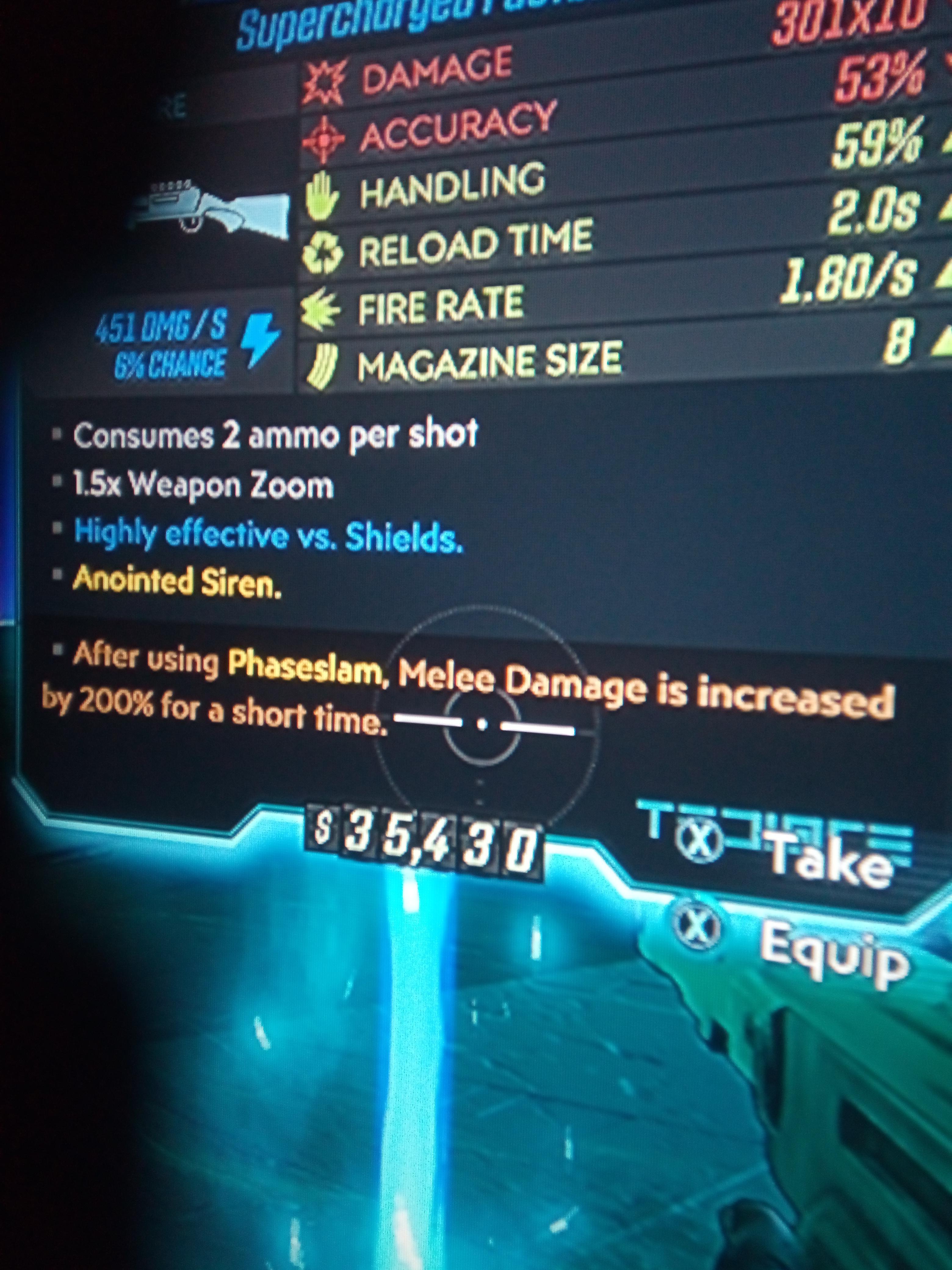 The perfect amara weapon r/borderlands3