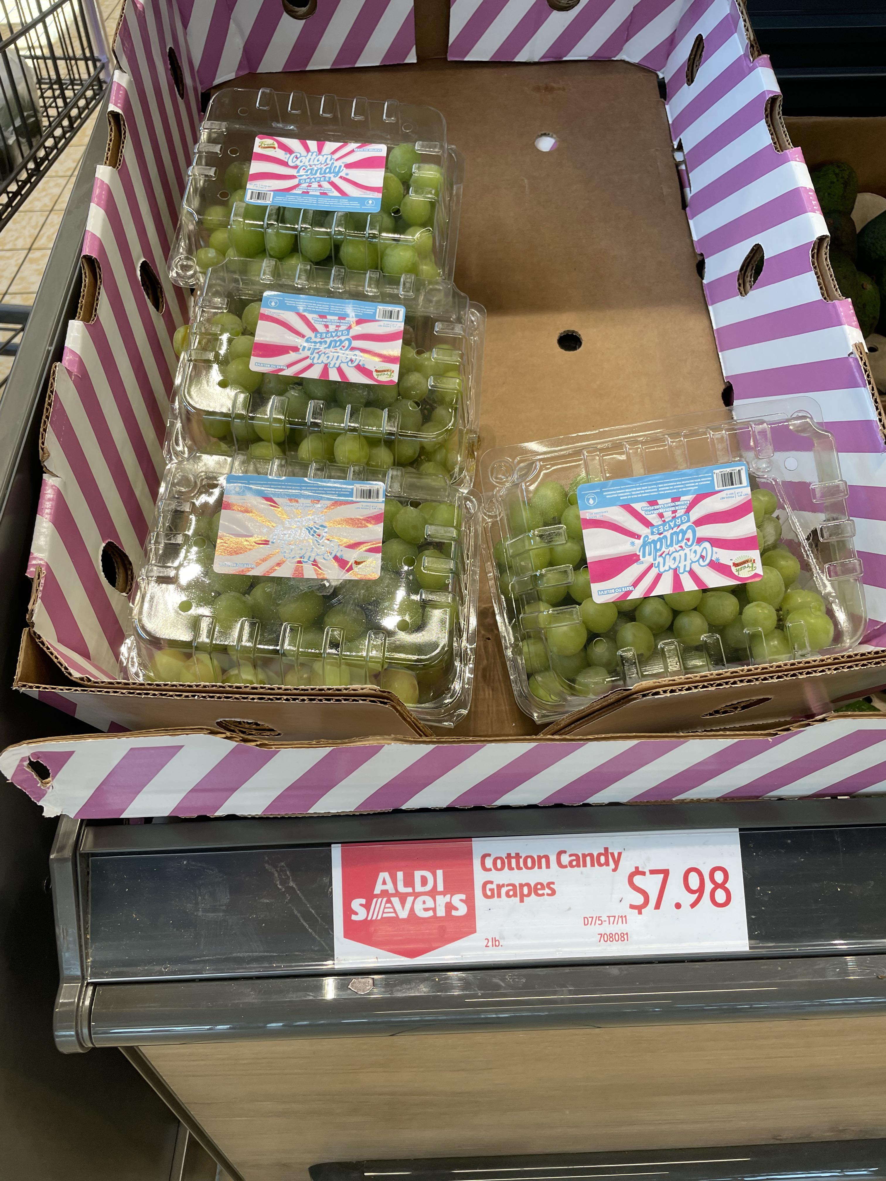 Cotton Candy Grapes r/aldi