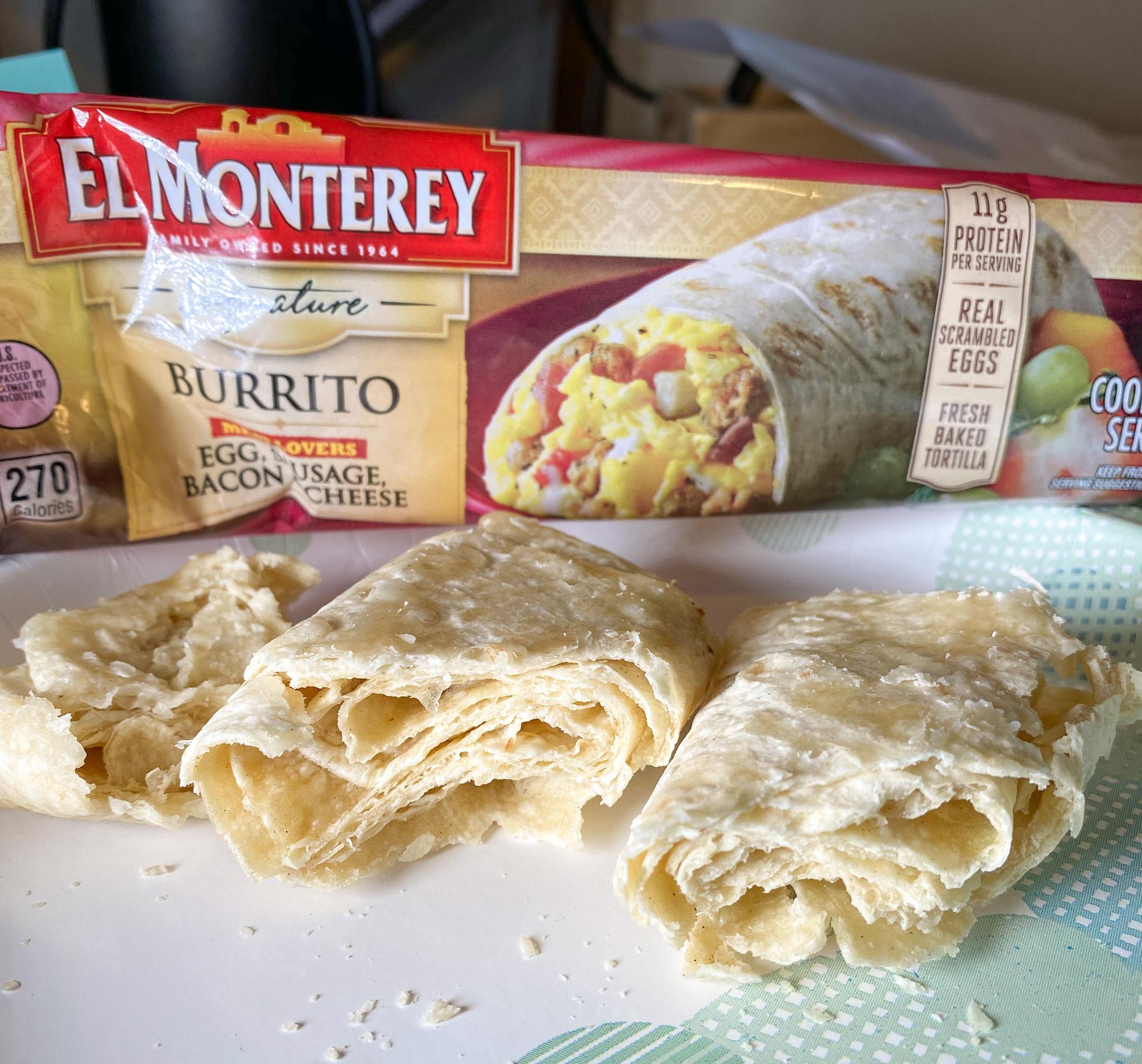 My frozen burrito ended up being all tortilla, no fillings r