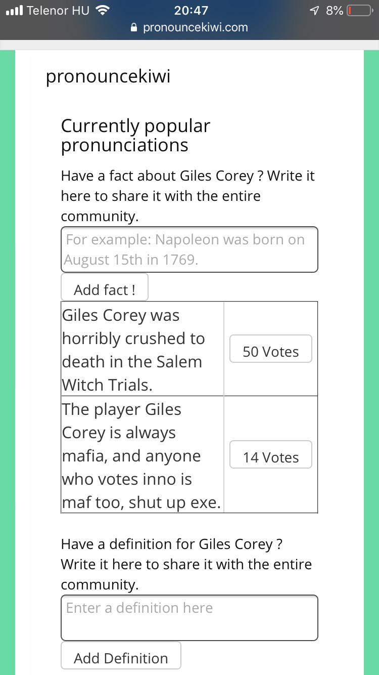 I just wanted to know how to pronounce his name and accidentally found