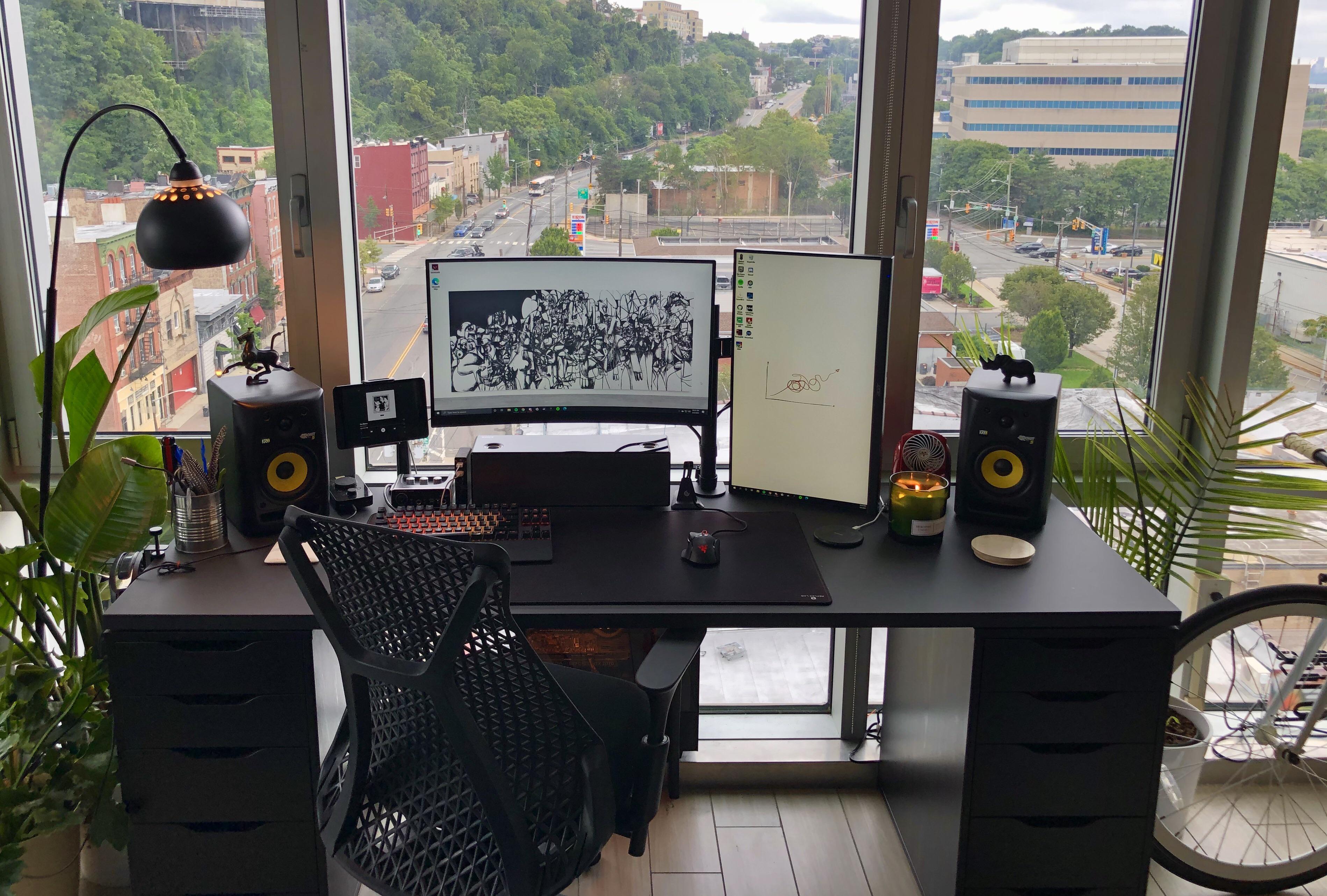 Needed more desk space for quarantine activities r/battlestations