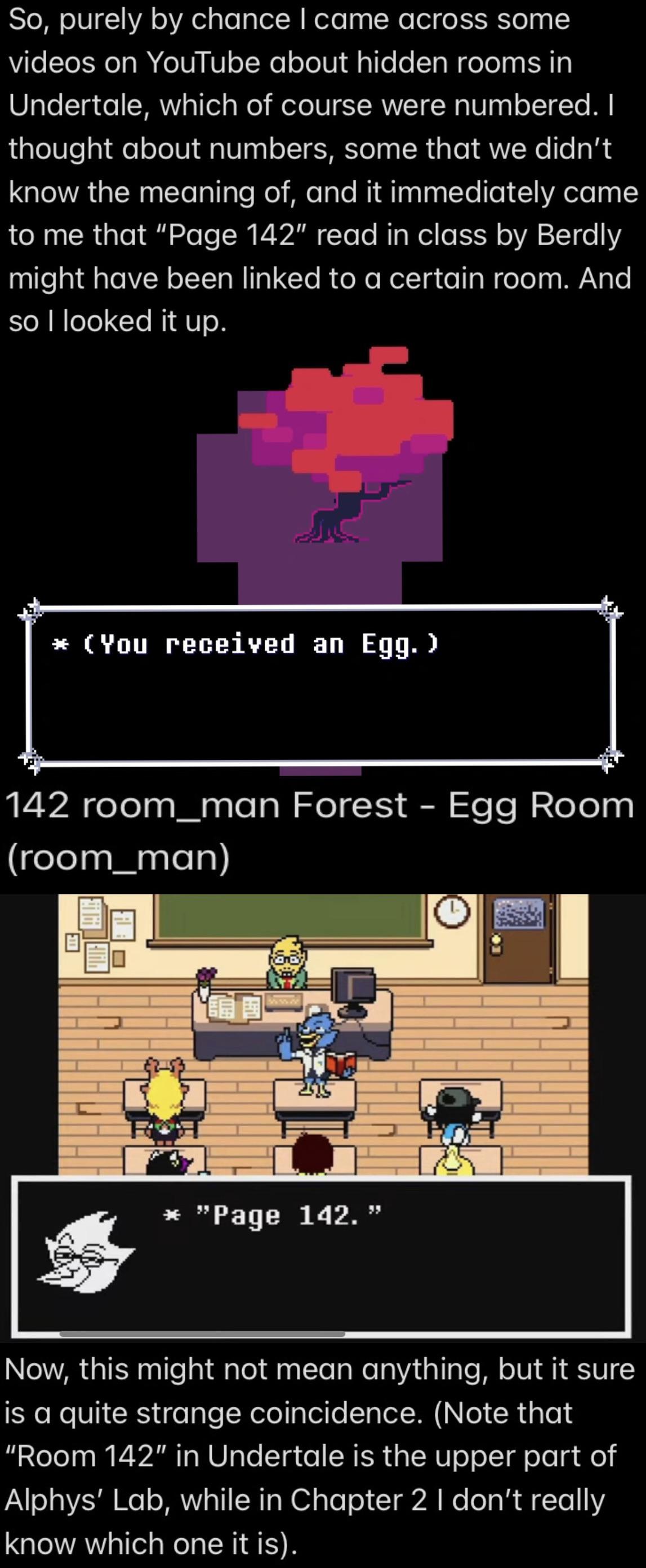 A possible connection between the number of the page read by Berdly in