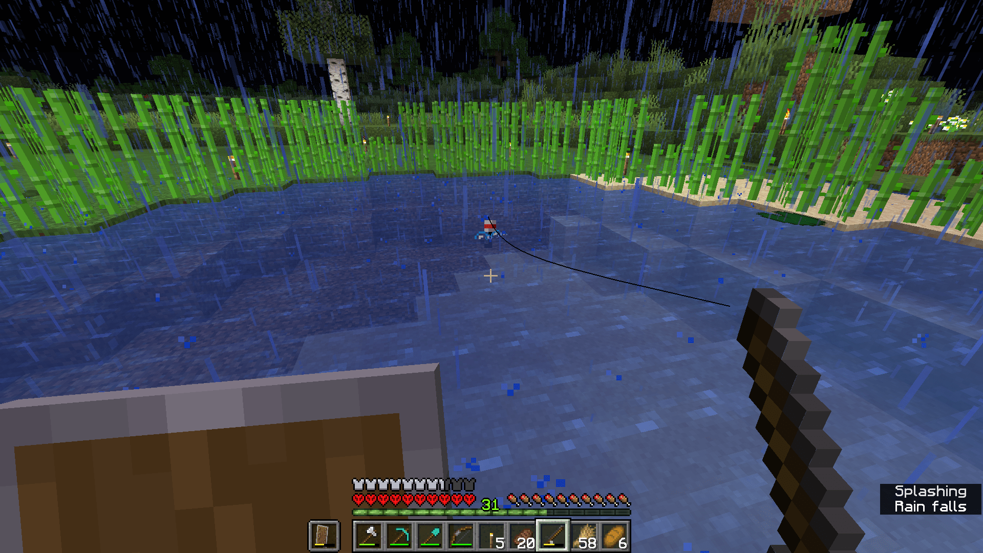 Is this a valid lake for treasure fishing ? r/Minecraft