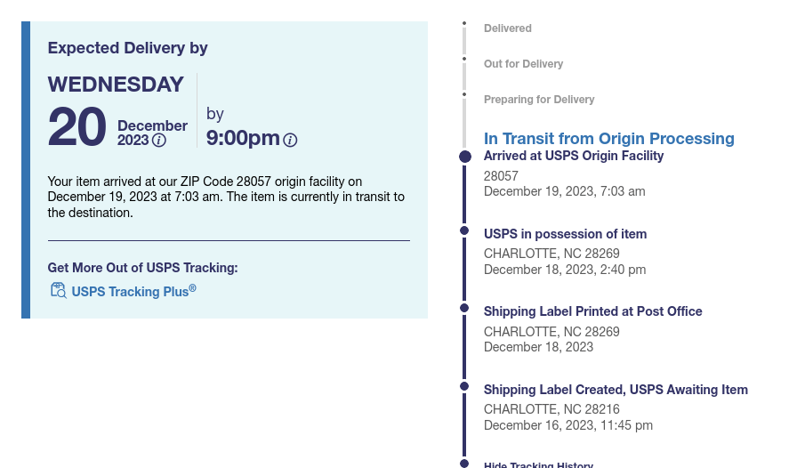 Says it's in South Korea, yet it was just a state away a couple of days