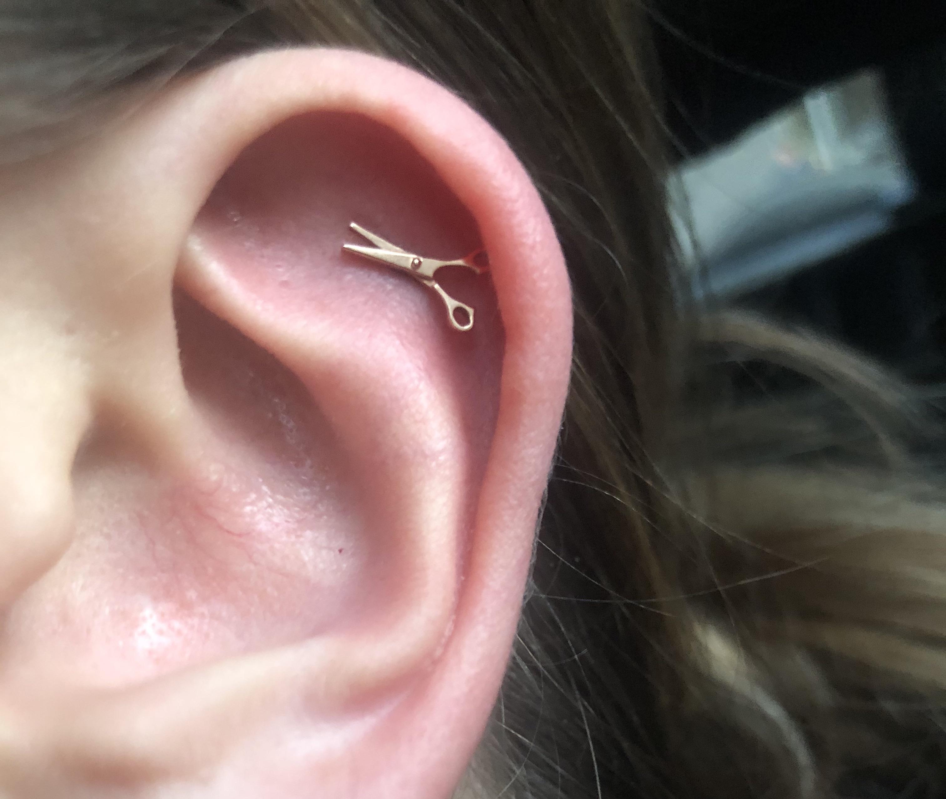 Had an MRI today and had to take my piercings out. Went to the shop to