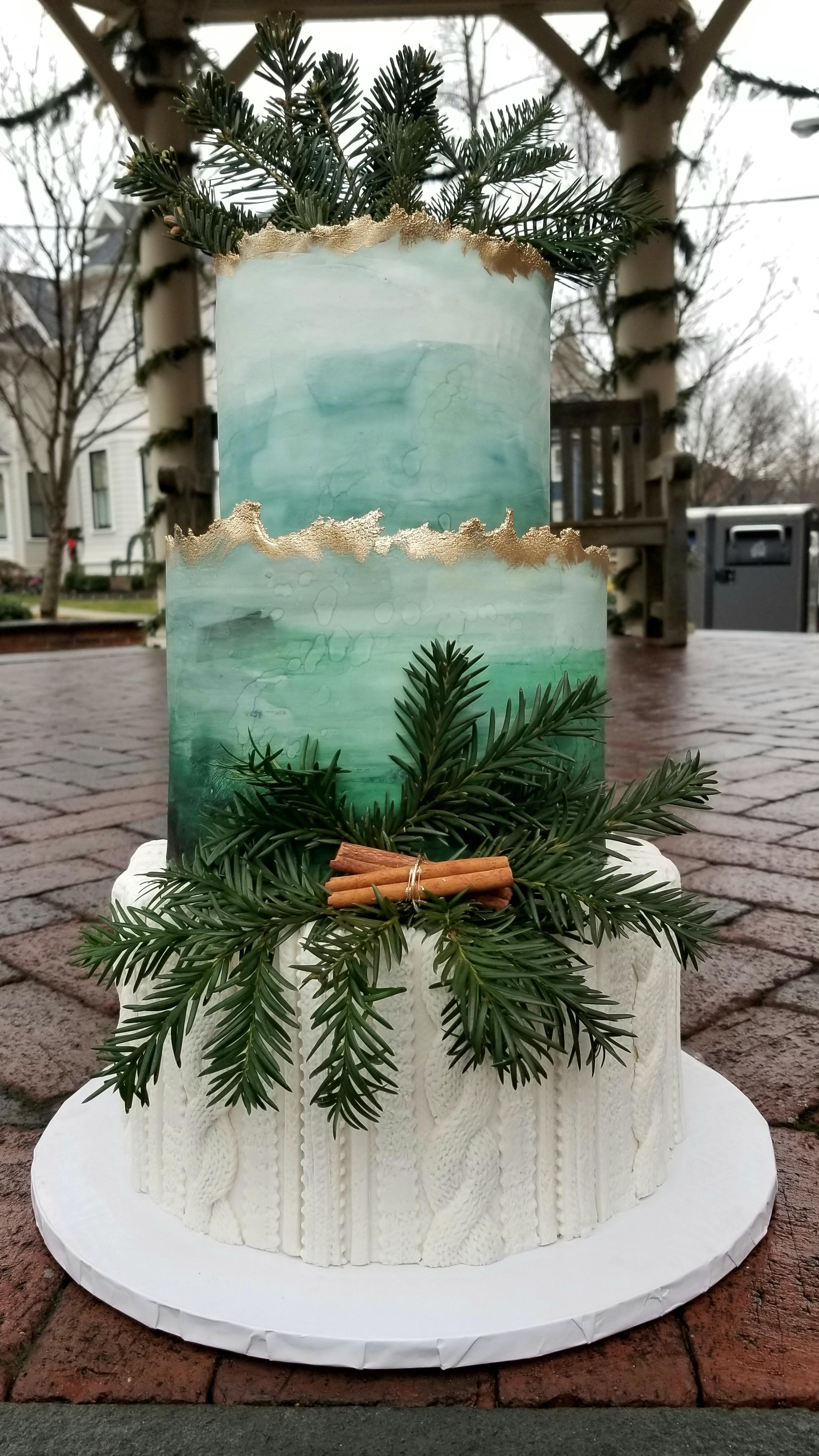Cozy weather cake. r/cakedecorating
