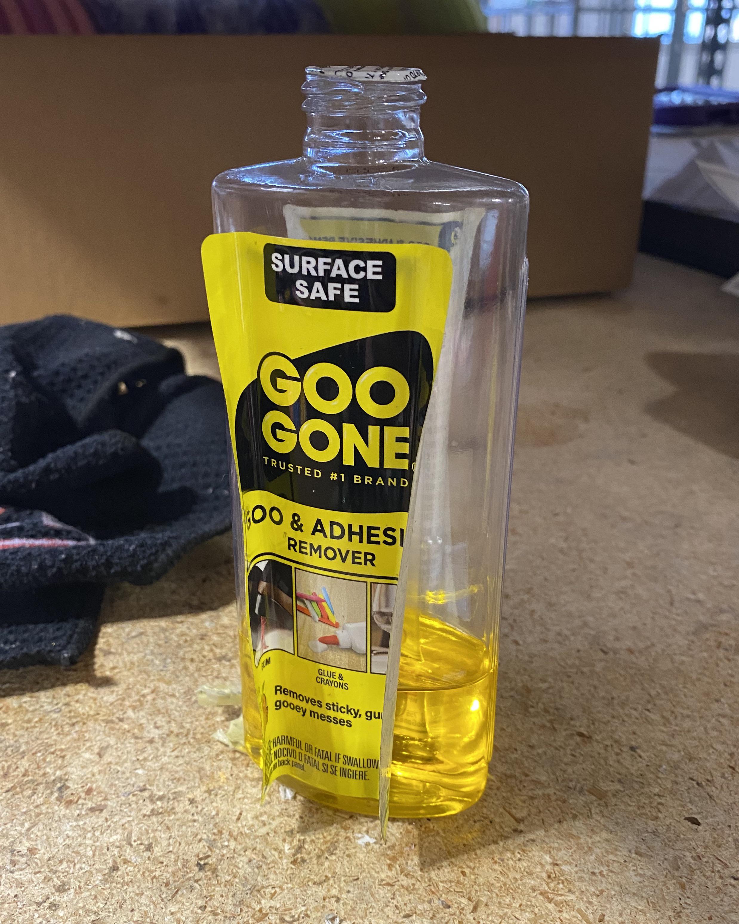 Goo Gone removing its own wrapper r/mildlyinteresting