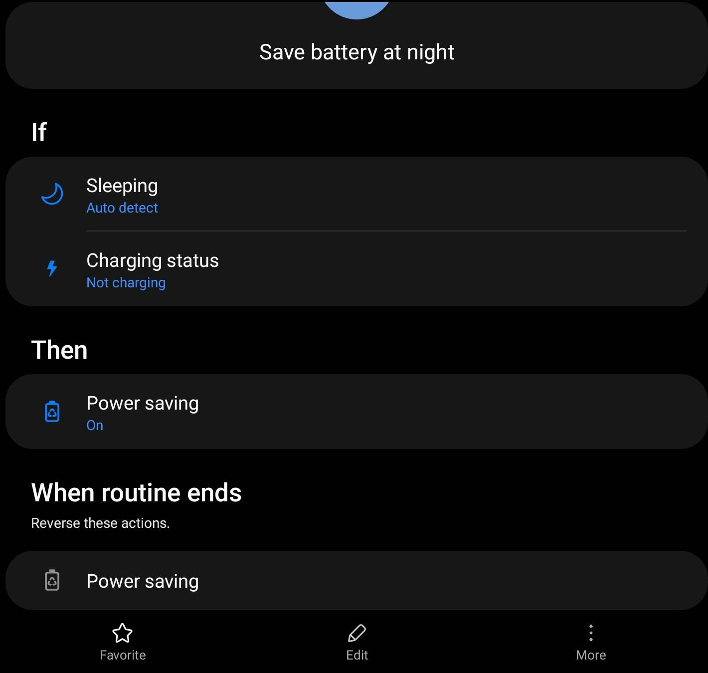 useful bixby routine for battery life in Galaxy tab s8 one ui 4.1