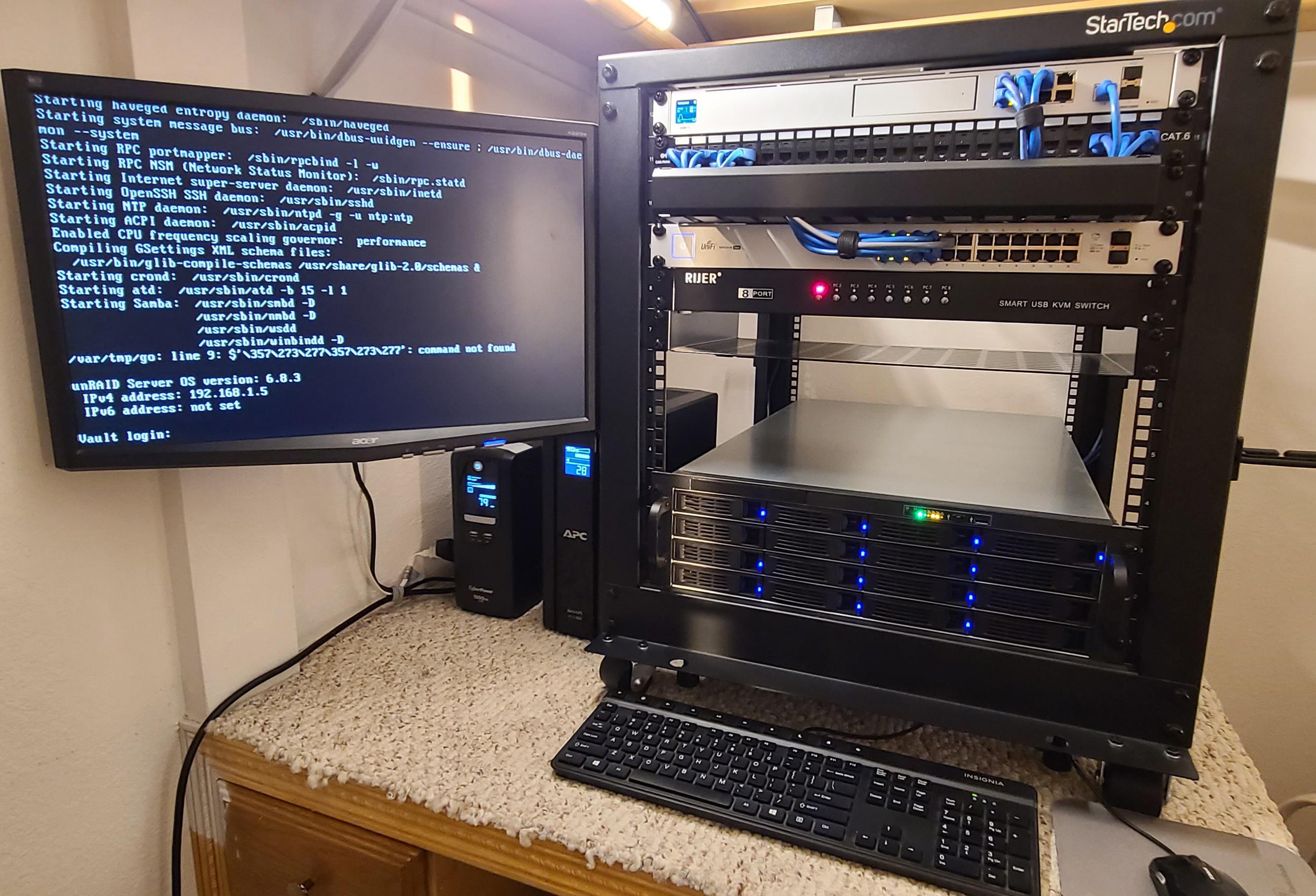 server closet r/homelab
