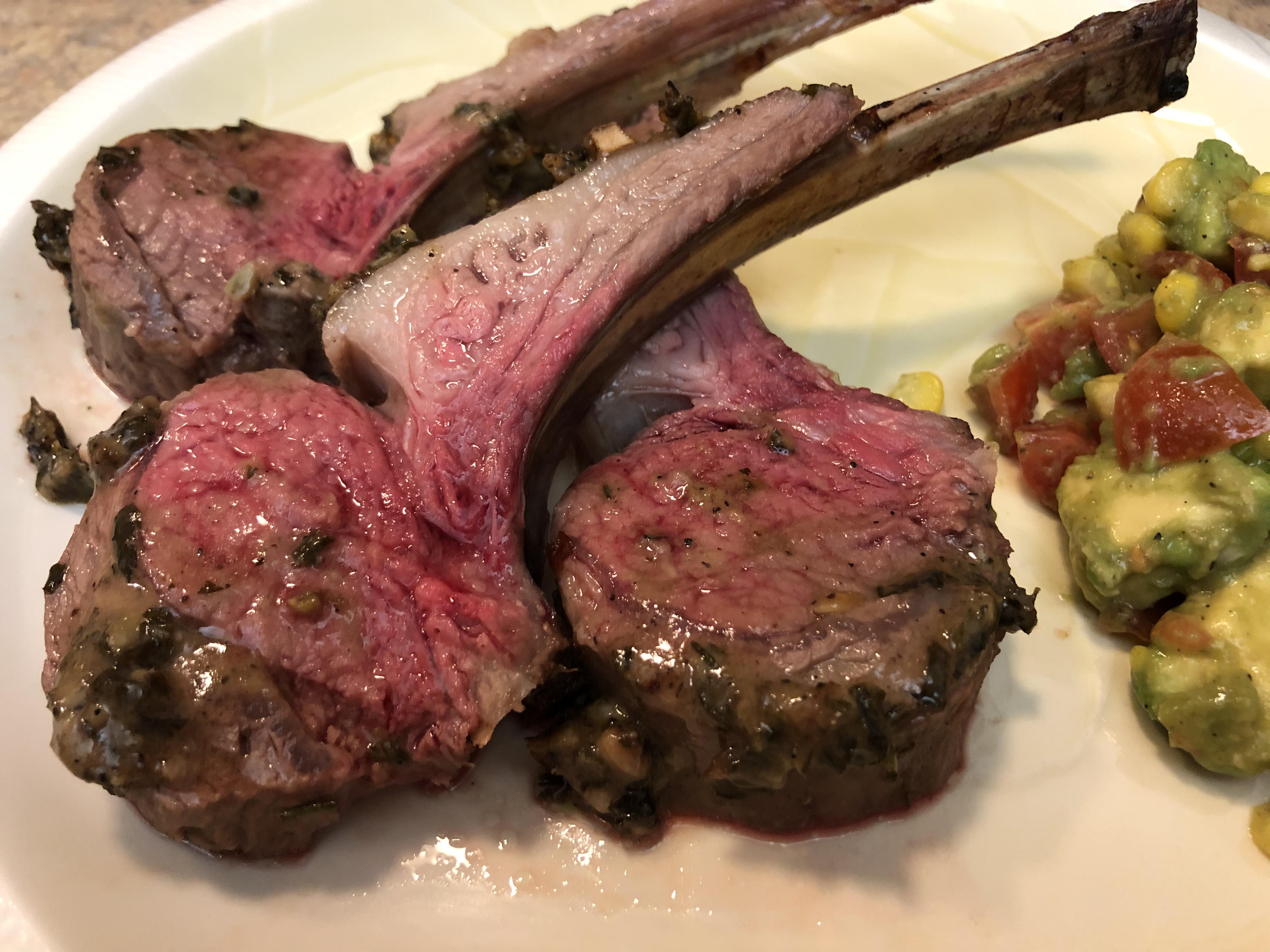 First time making Lamb Chops, used Ina Garten’s recipe, they came out