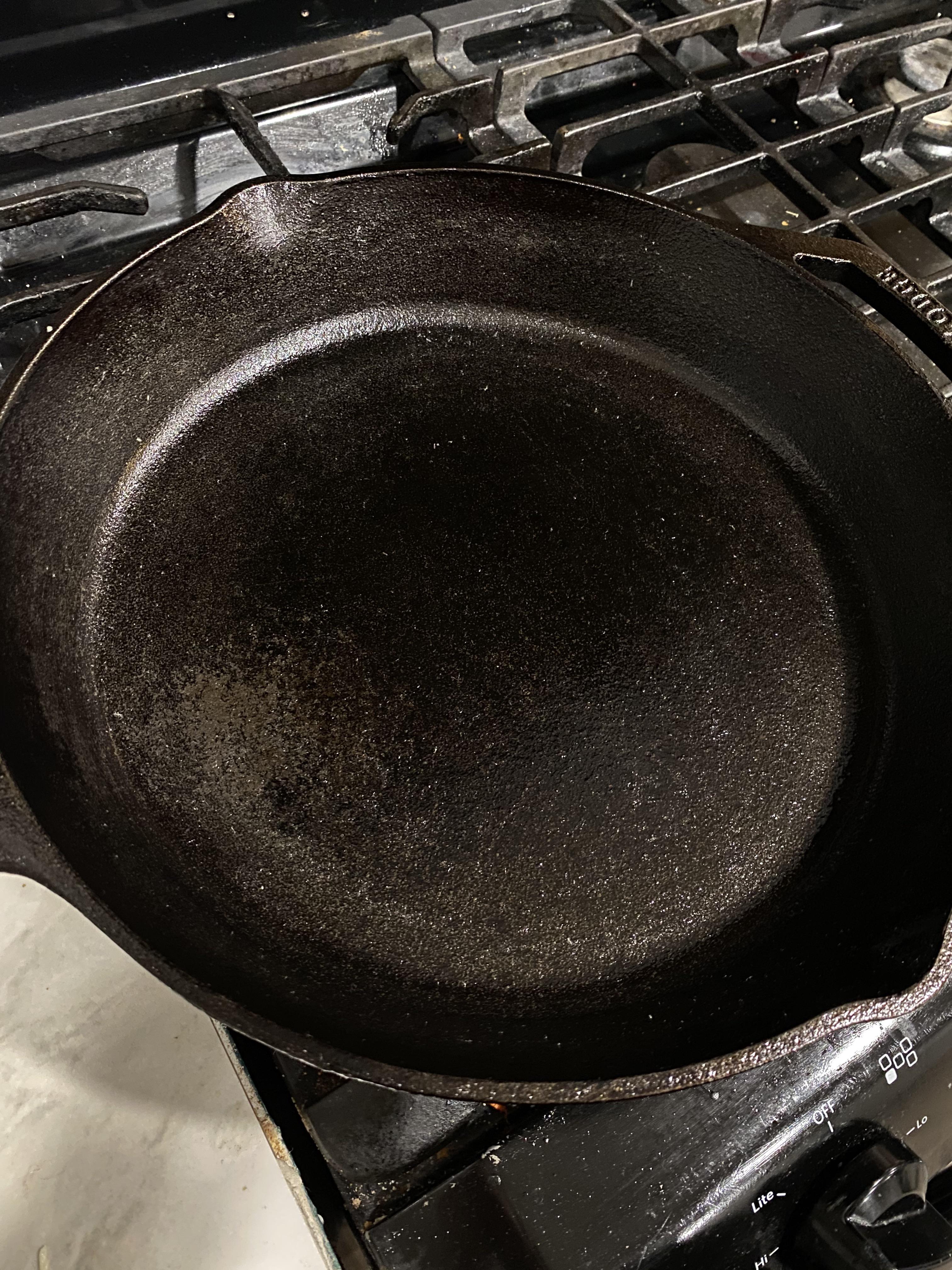 Please help! Have I ruined my cast iron? What is that nasty spot on the