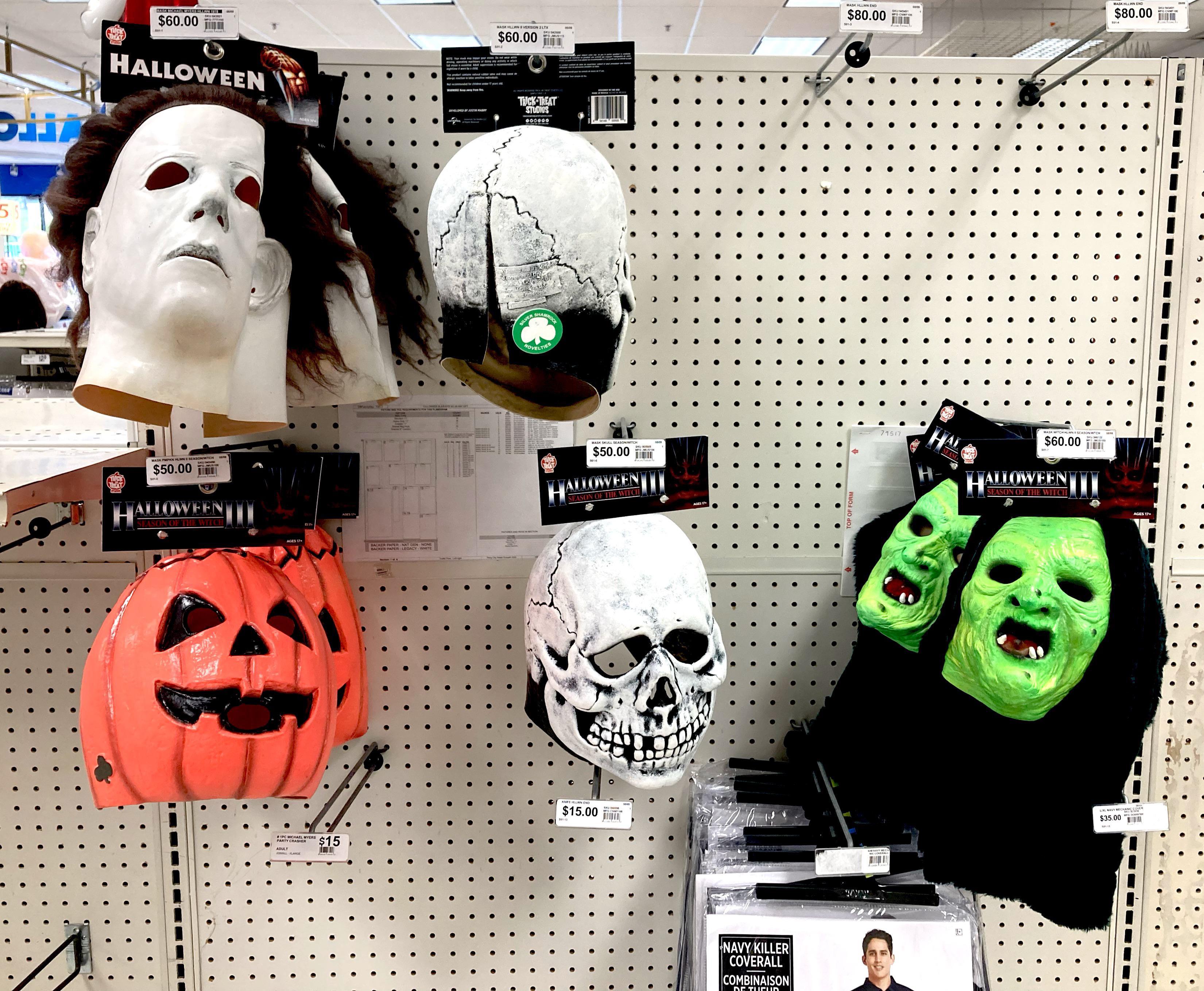 Party City Halloween Masks