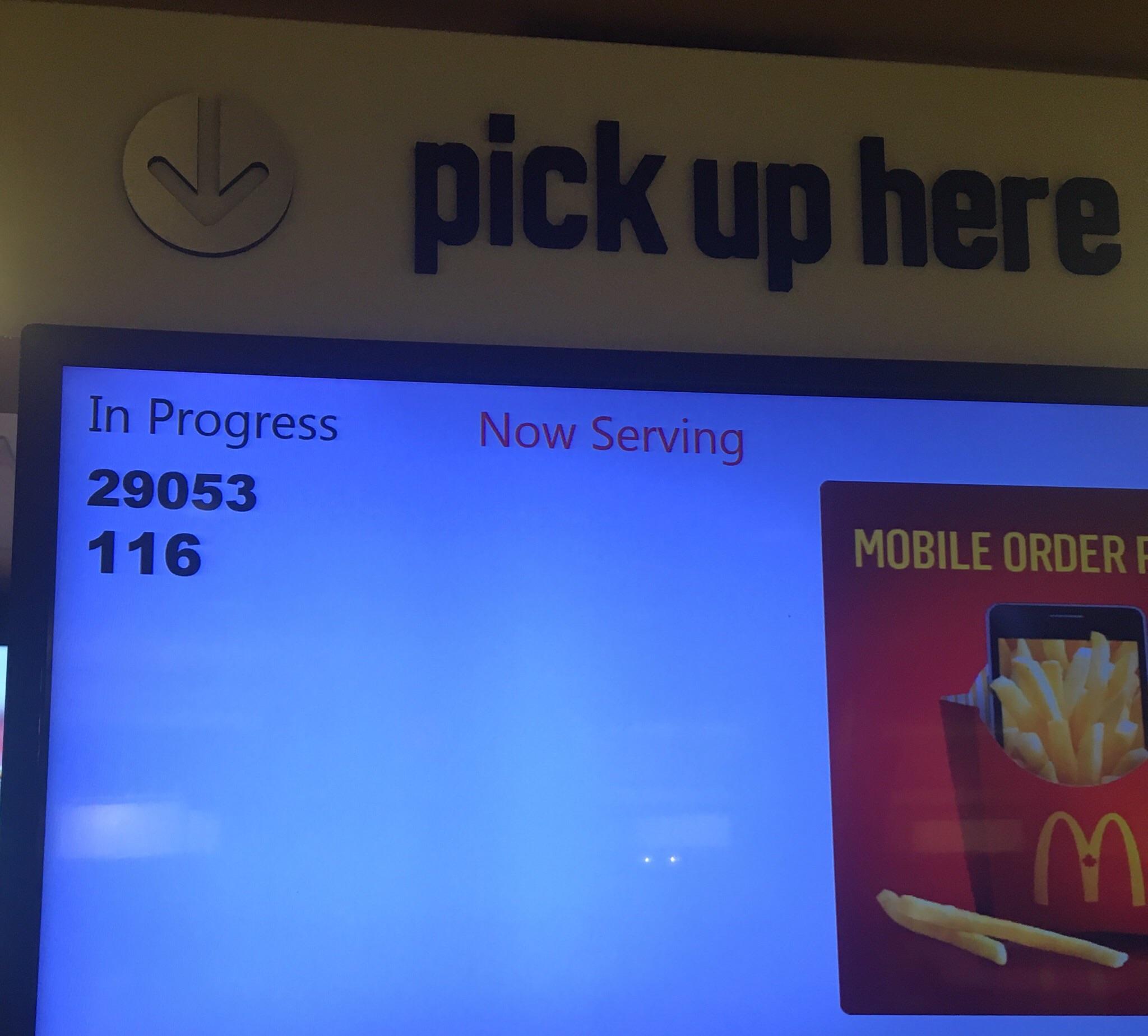 McDonalds (some/all?) putting Skip order numbers on their status screen. r/skipthedishes