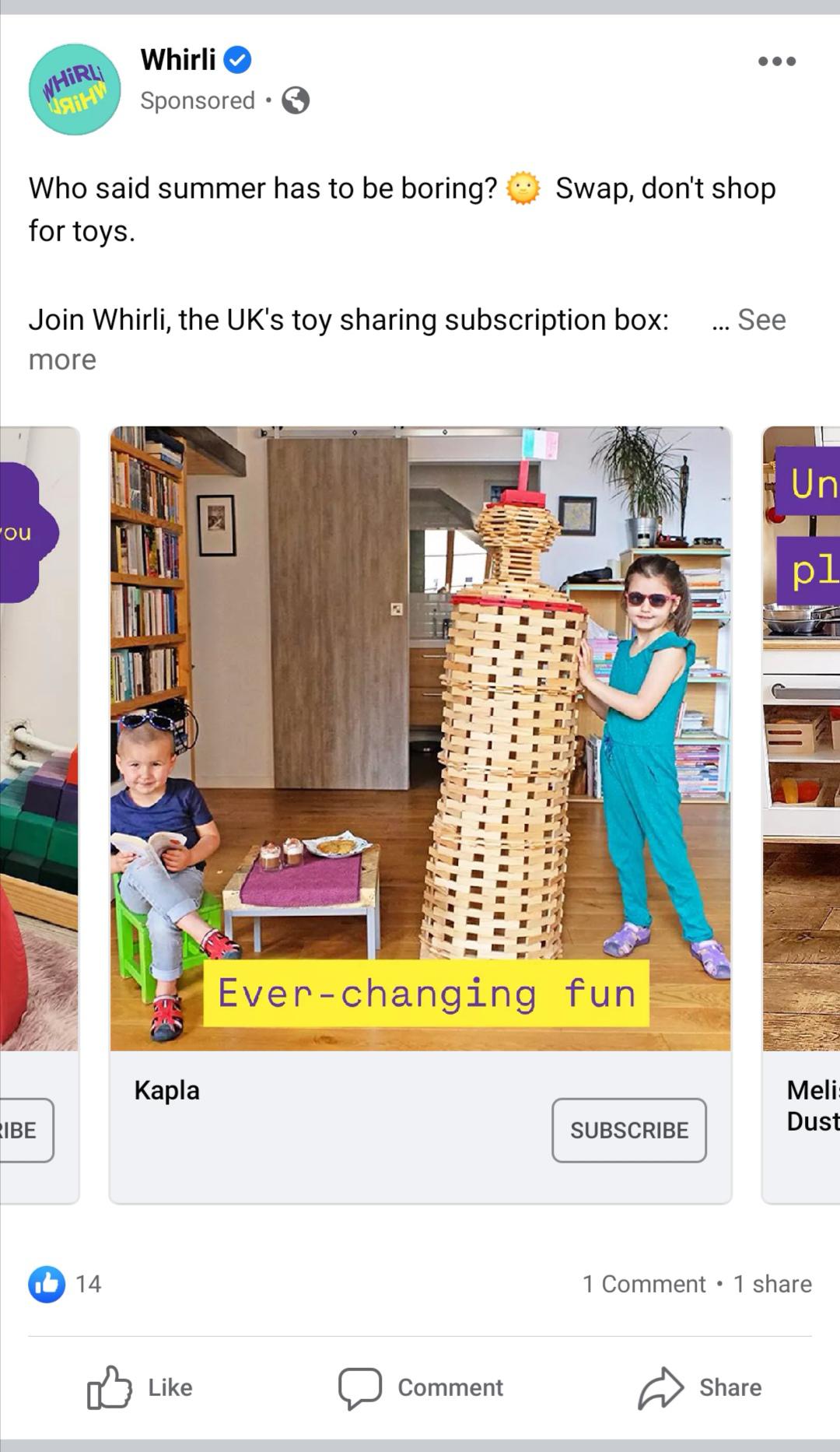 Spotted this ad for kids toys on Facebook, it even has a tricolour on