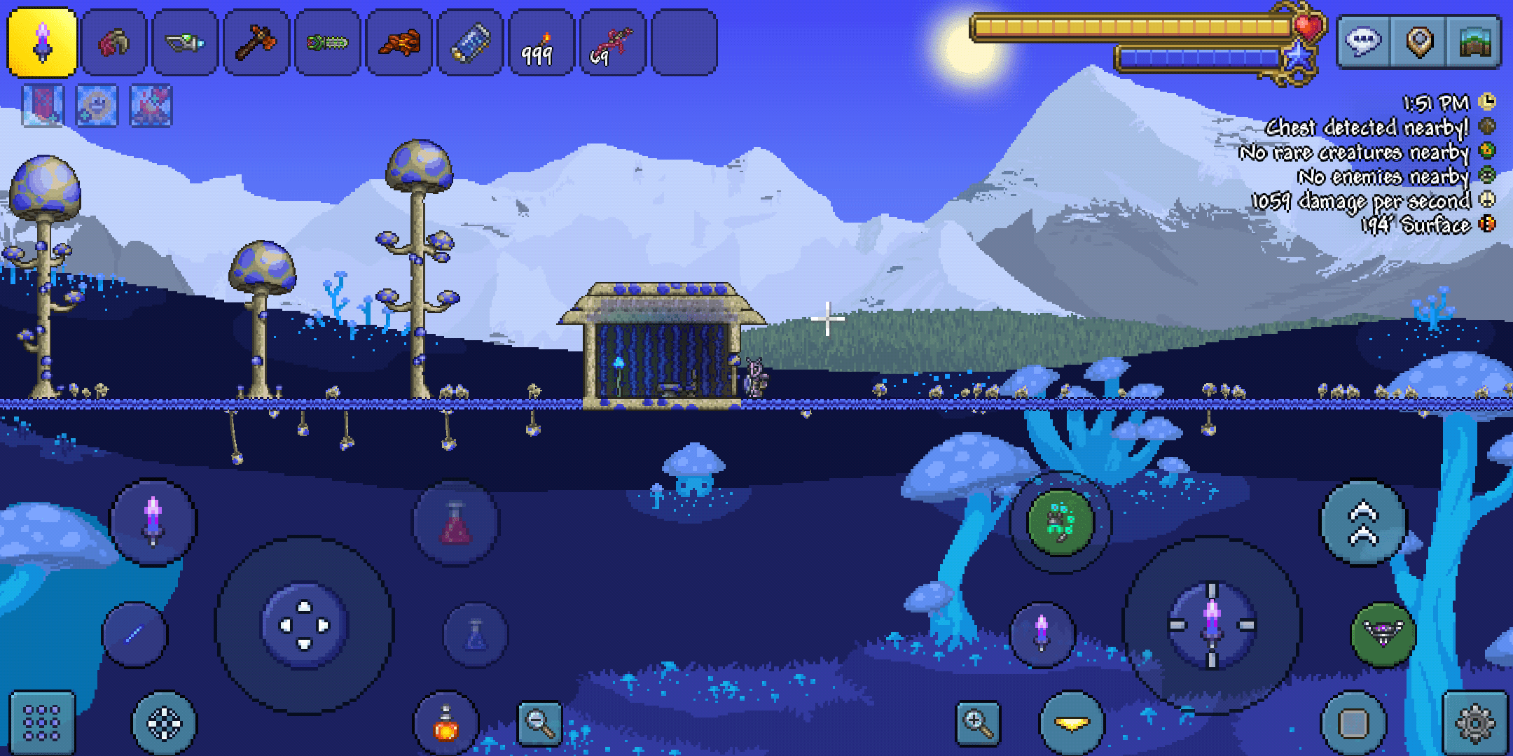 why won't truffle move in??? I've already beat plantera and I want that