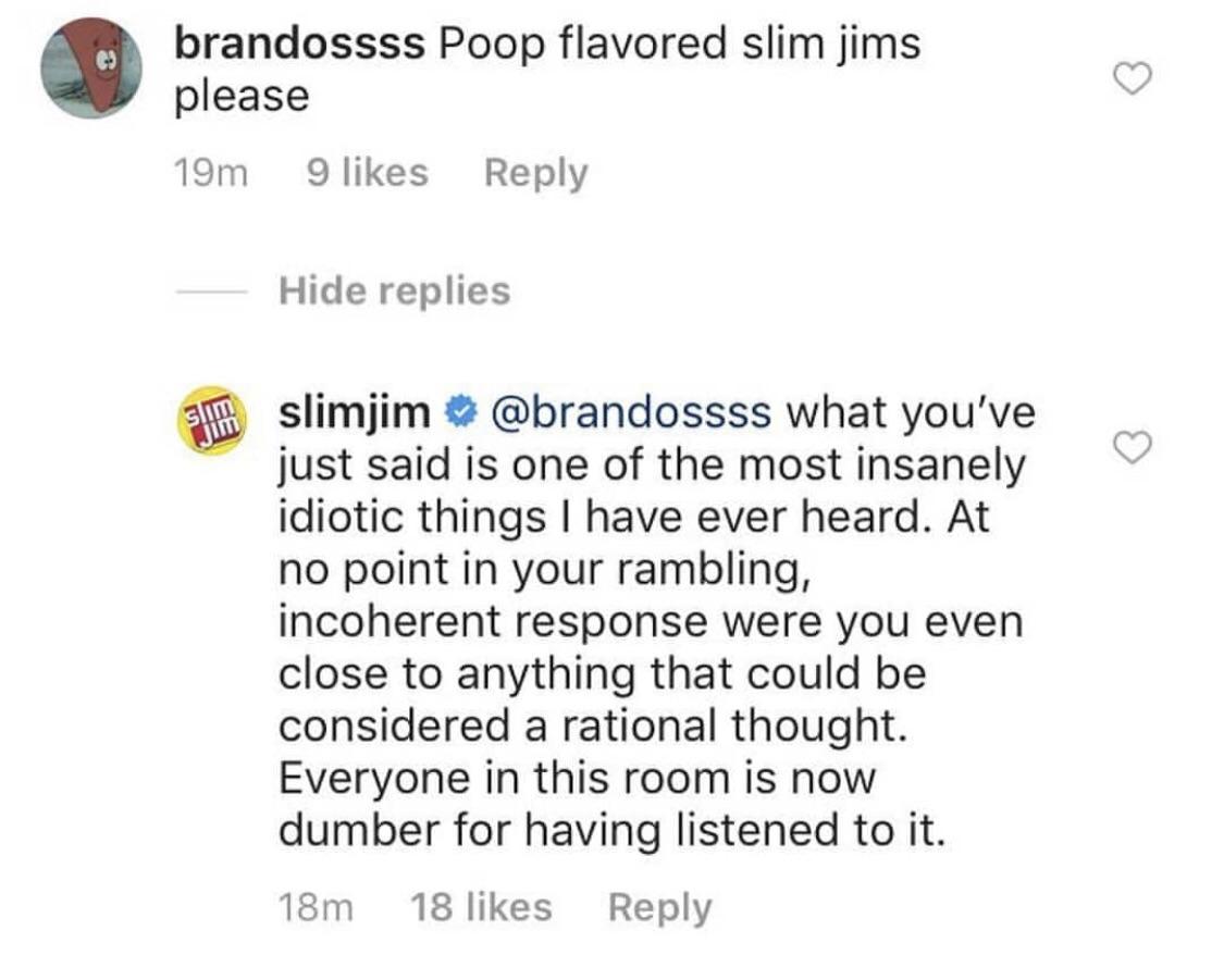 Poop flavored slim jims memes