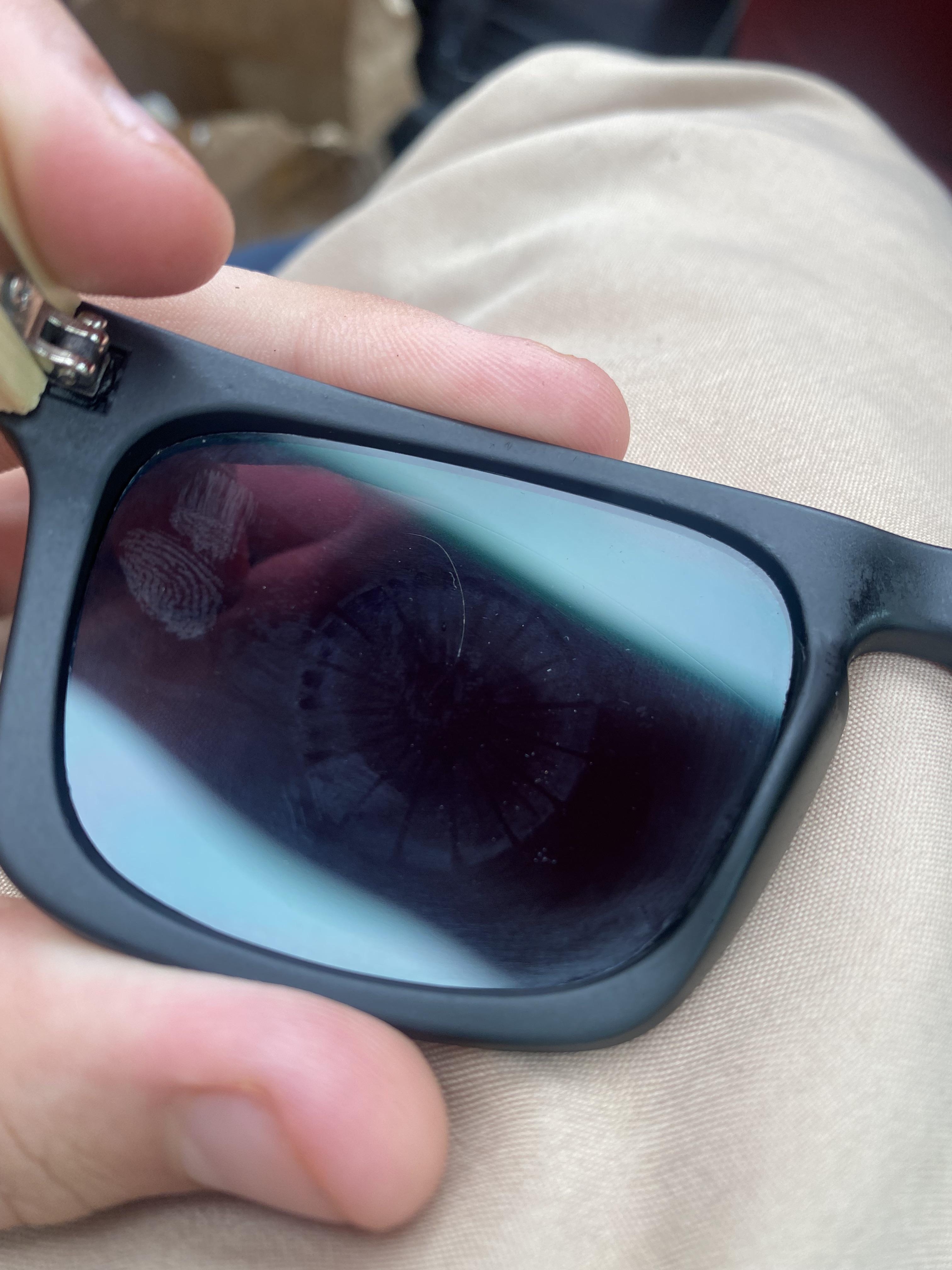 Weird mark on my glasses does anyone know what it is? It’s on both eyes