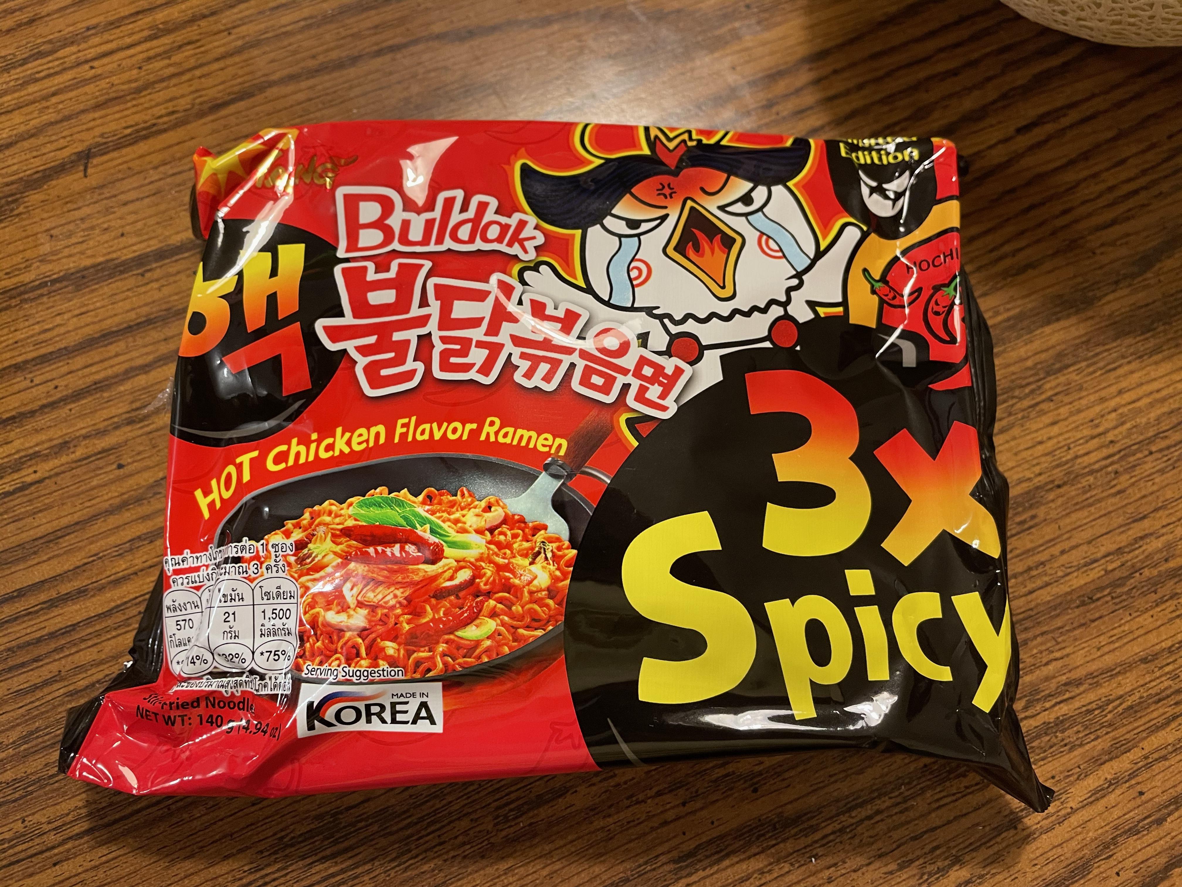 Samyang Buldak Bokkeum Myun 3x Spicy This Thing R/spicy