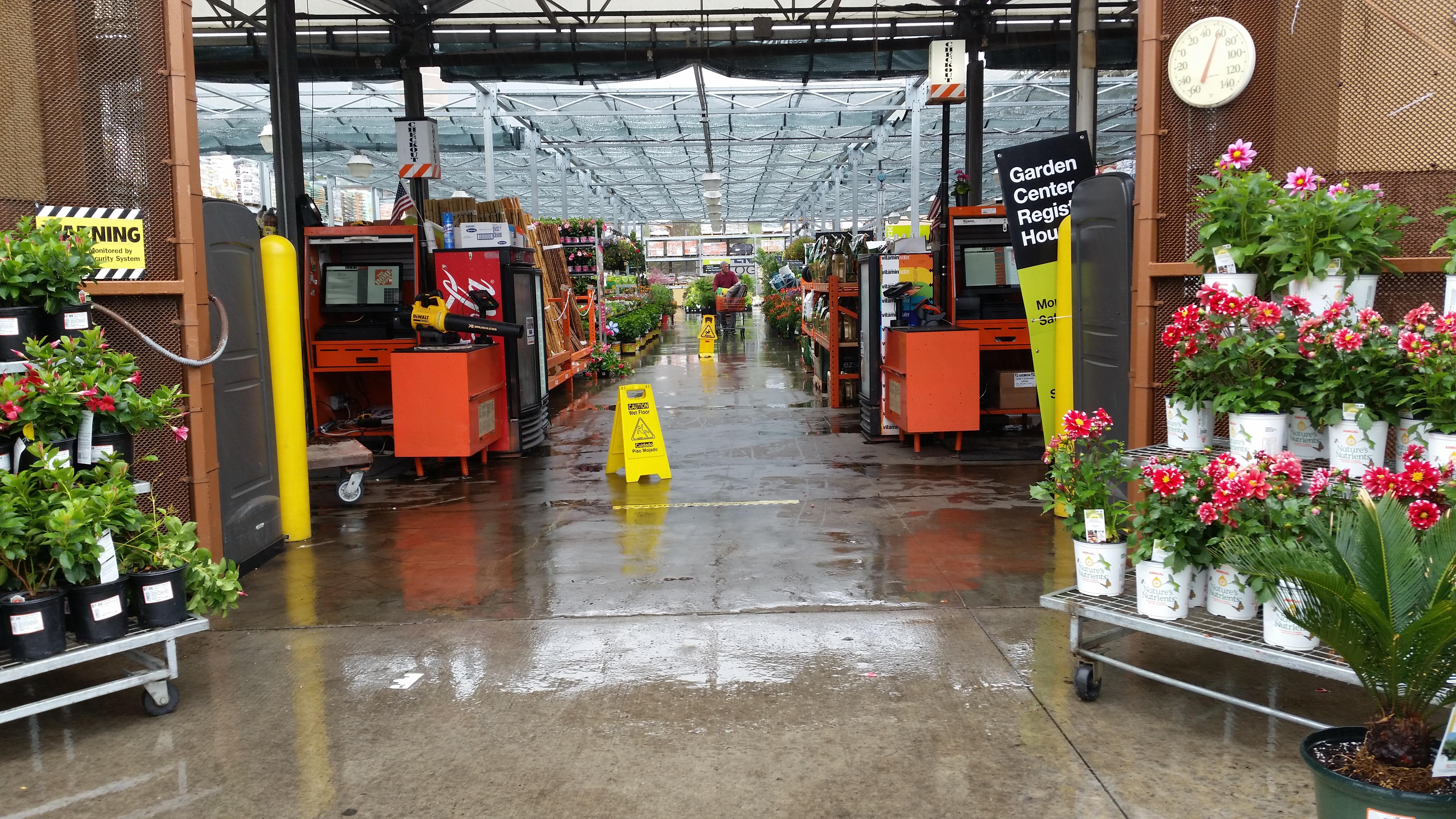 I work at a home depot. Being put in garden is always cozy for me. r