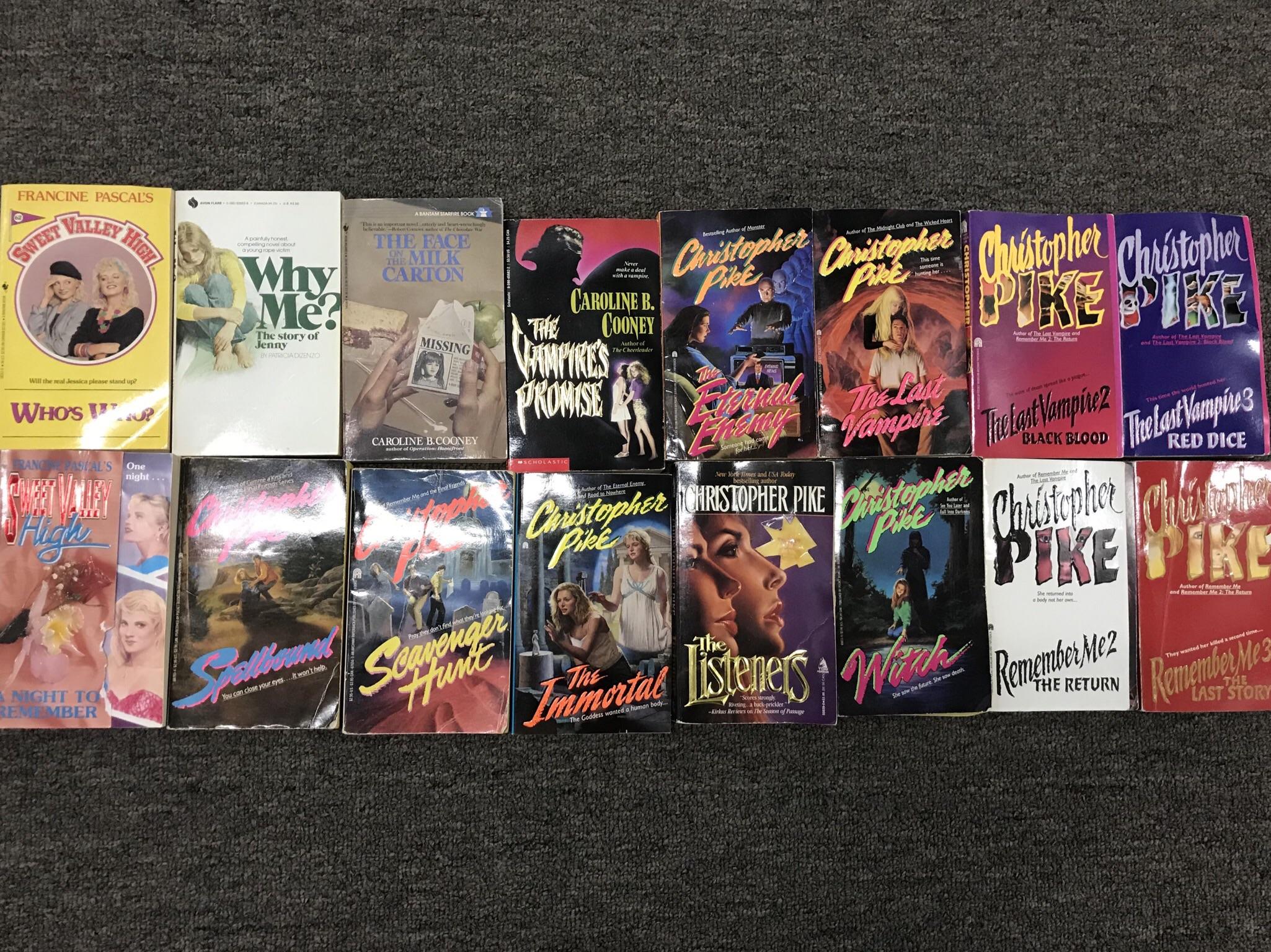 Some of my early 90s Paperback Collection r/OldSchoolCool