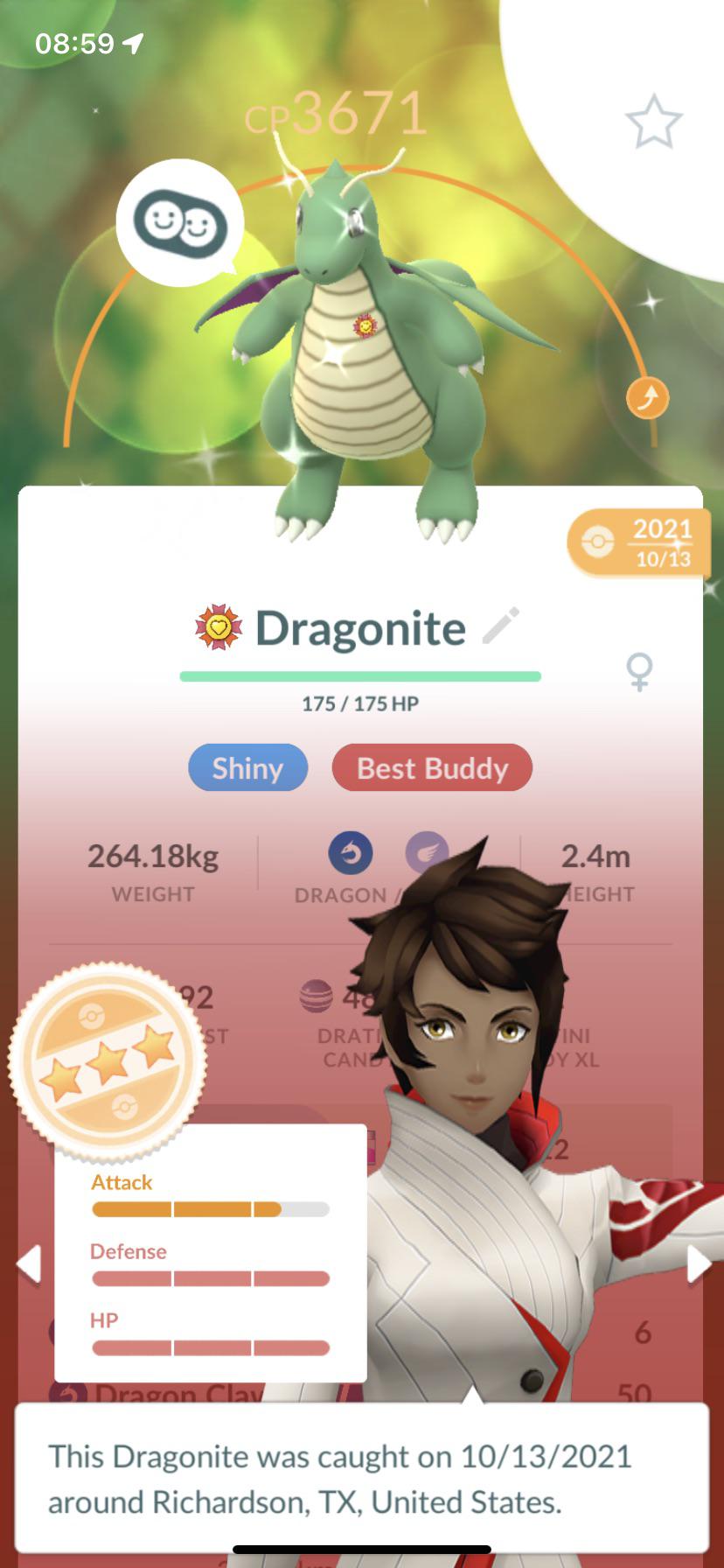 Finally my First best buddy 😄🎉🎊🍾 r/pokemongo