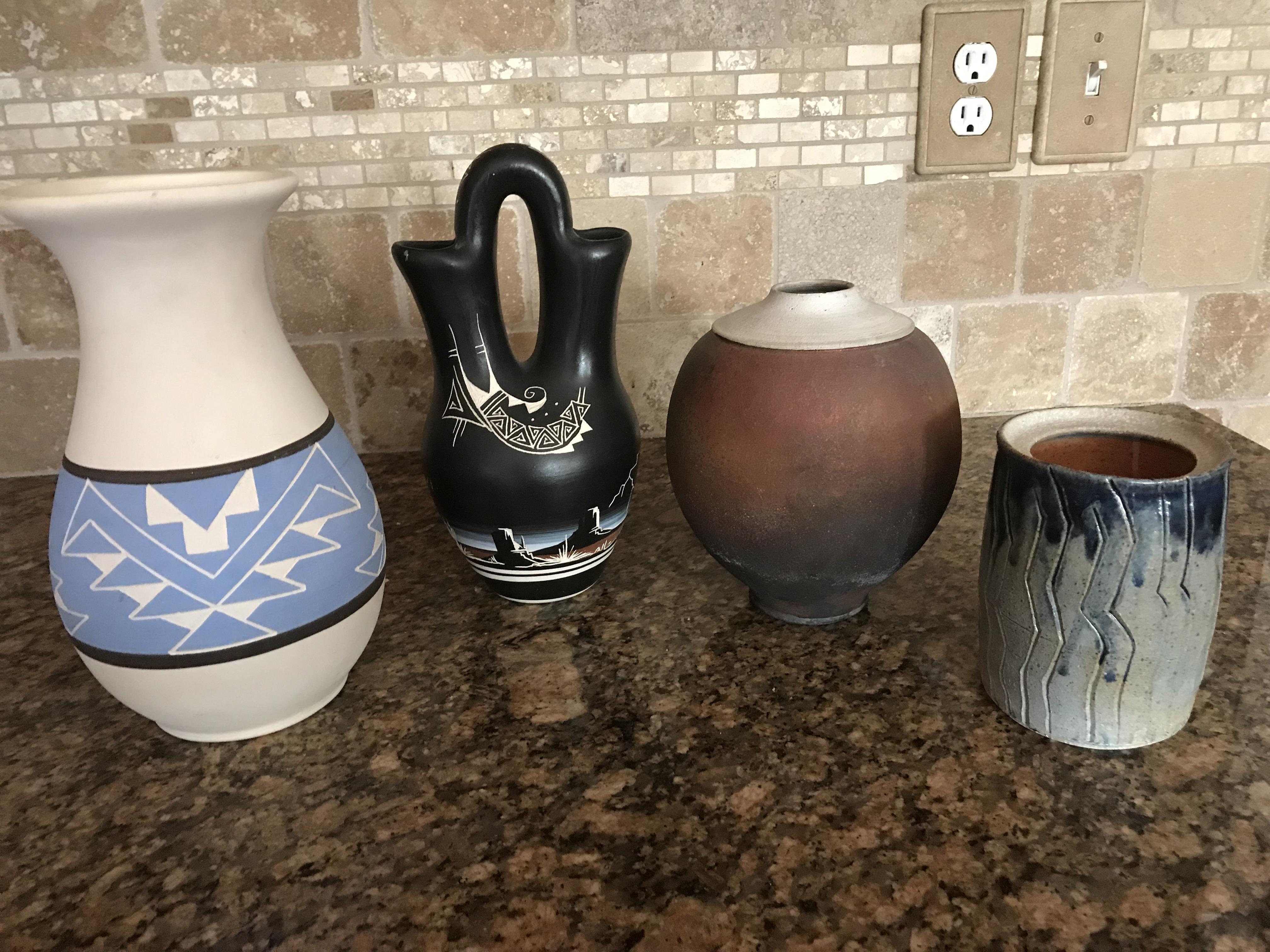 I found some handmade pottery at GW yesterday too! Looks to be one
