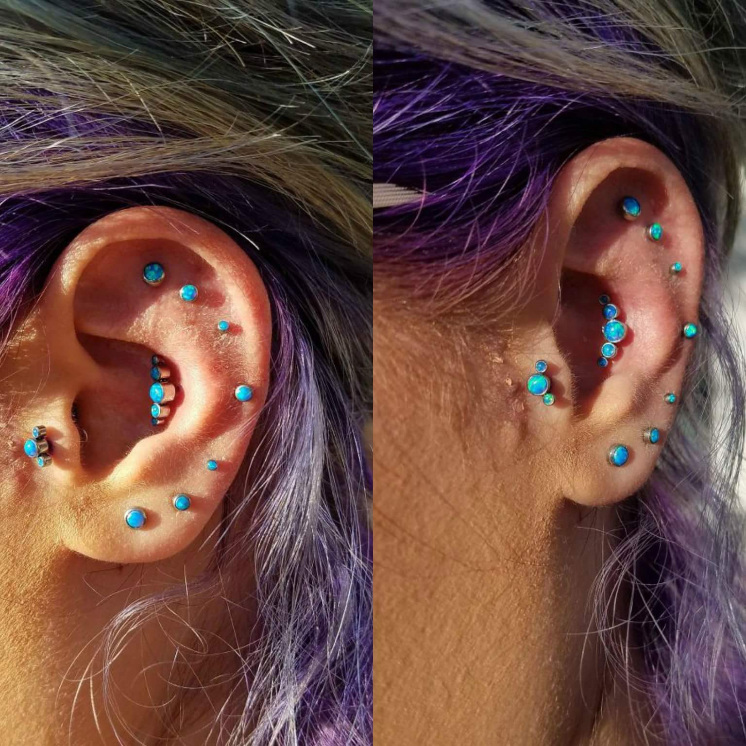 My badass piercing project took 2nd place at our local body mood expo