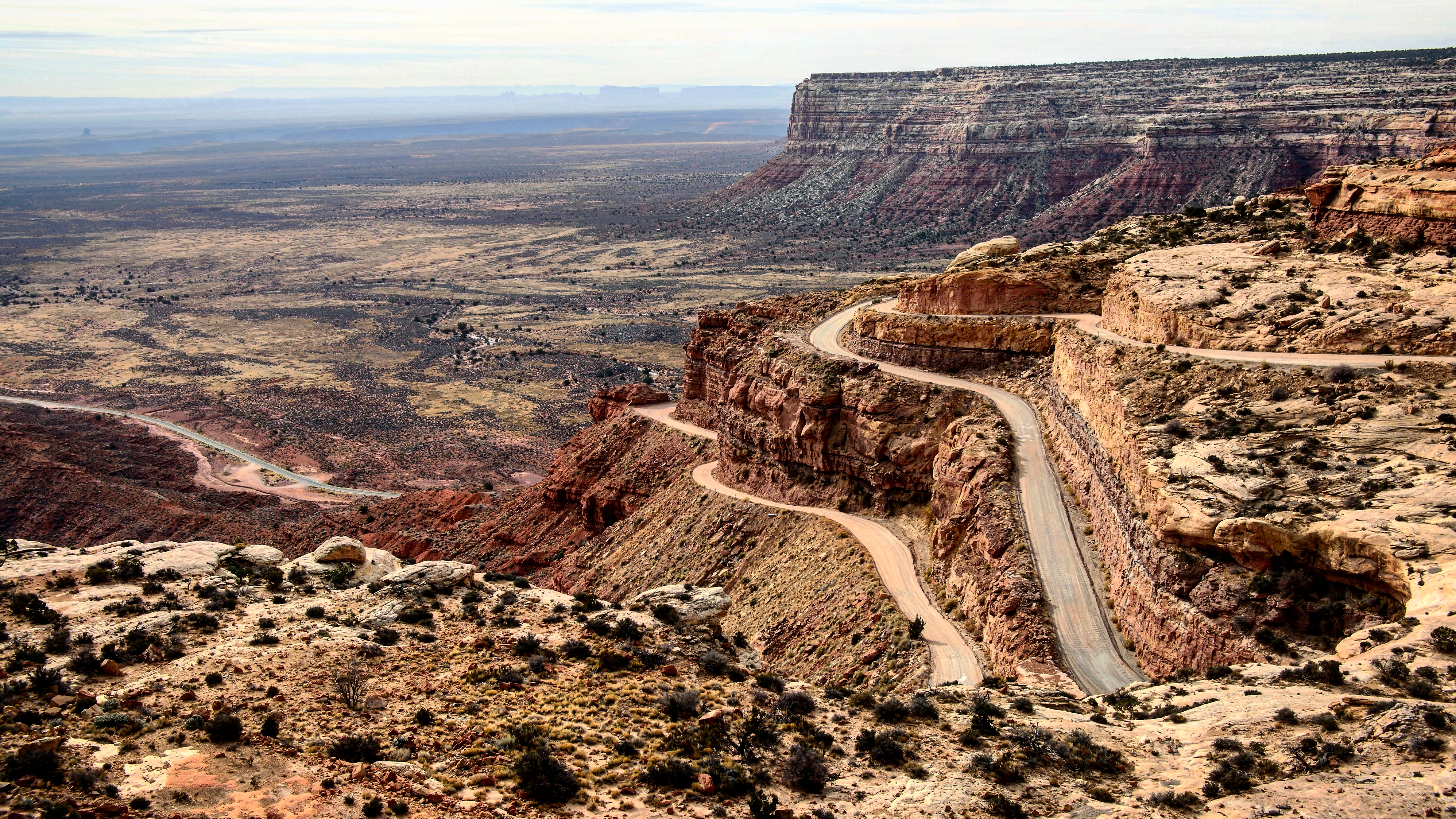 Moki Dugway switchbacks in Valley of the Gods, Utah r/roadtrip