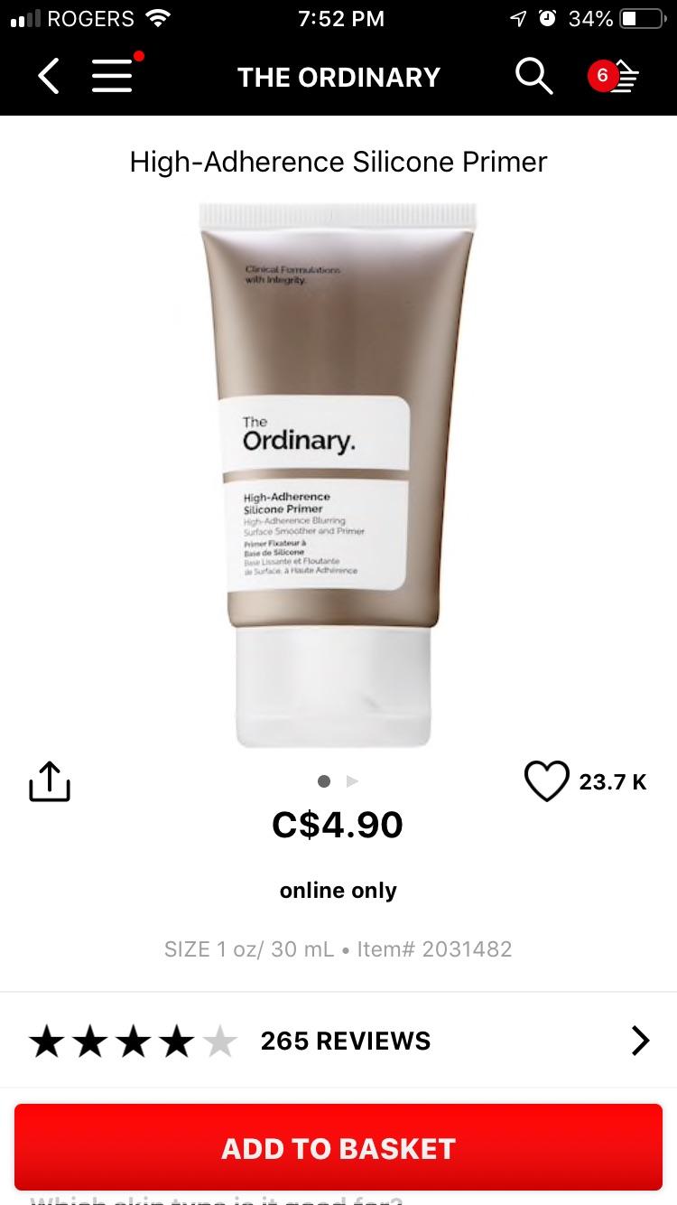 Has anyone tried this primer from The Ordinary? Thoughts? I have oily