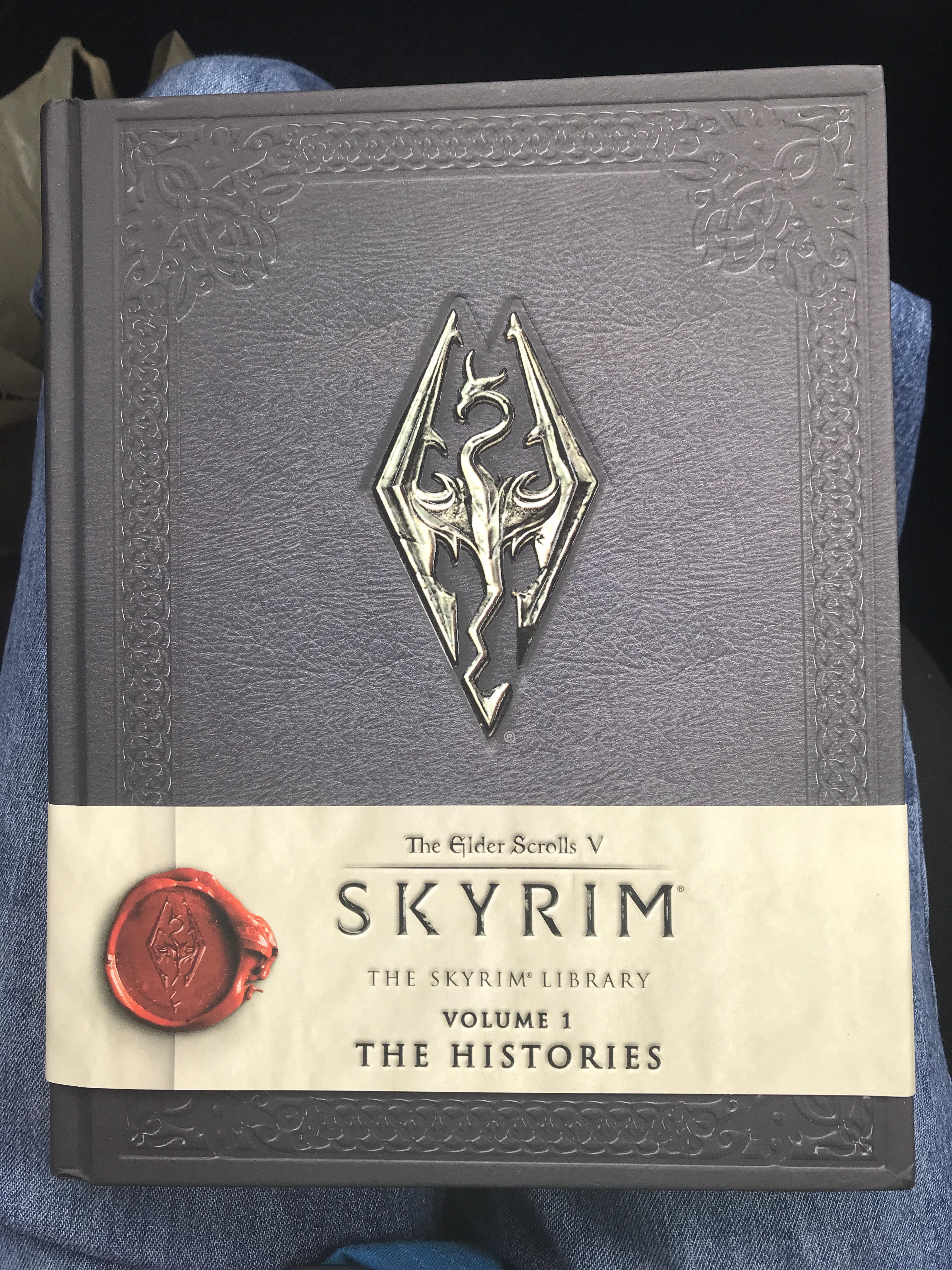 Bought this amazing book. r/skyrim