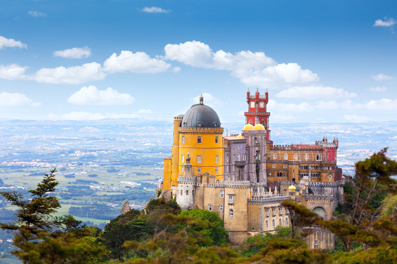 The Palace of Pena Sintra Portugal r/castles