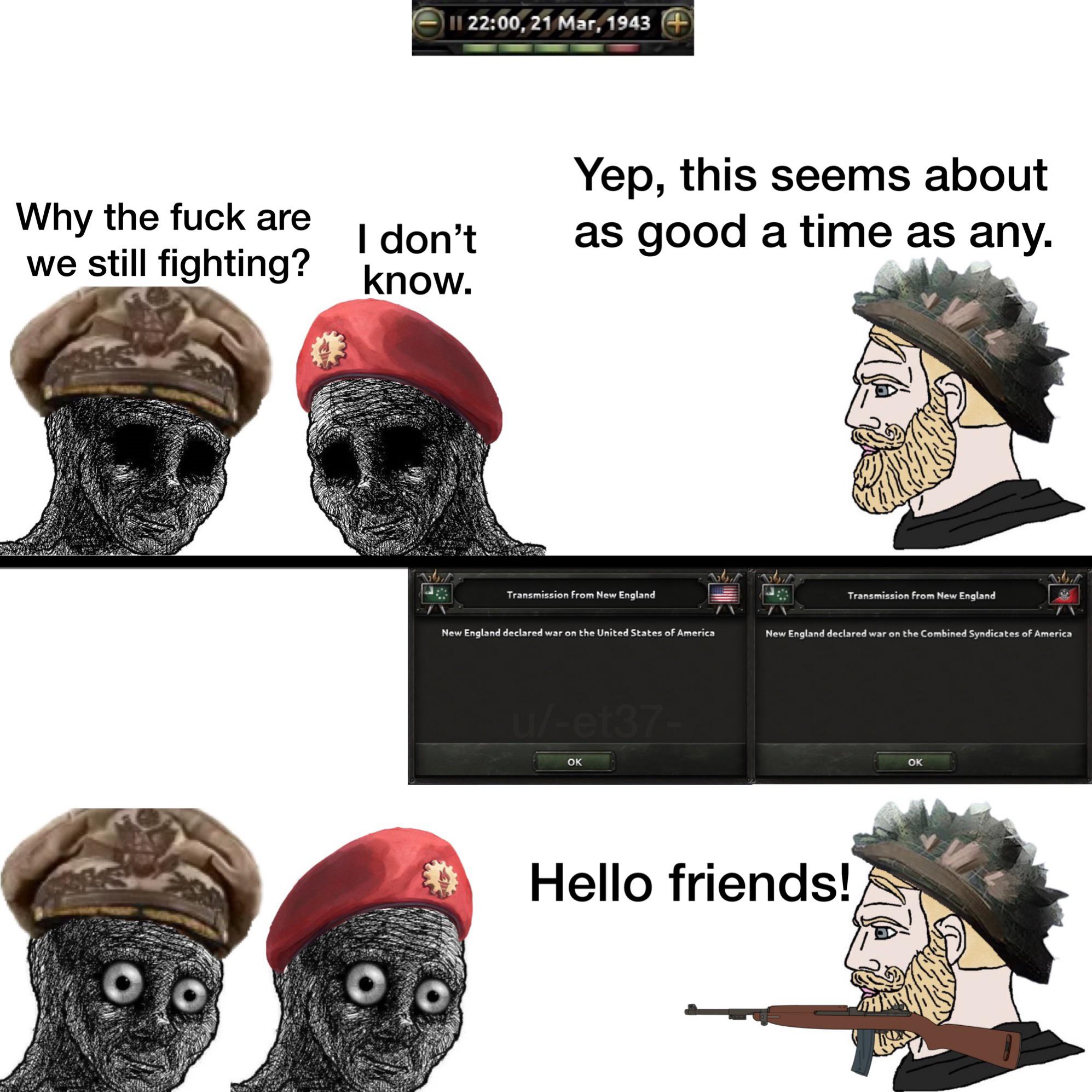 IN COMES NEW ENGLAND WITH A STEEL CHAIR! Kaiserreich