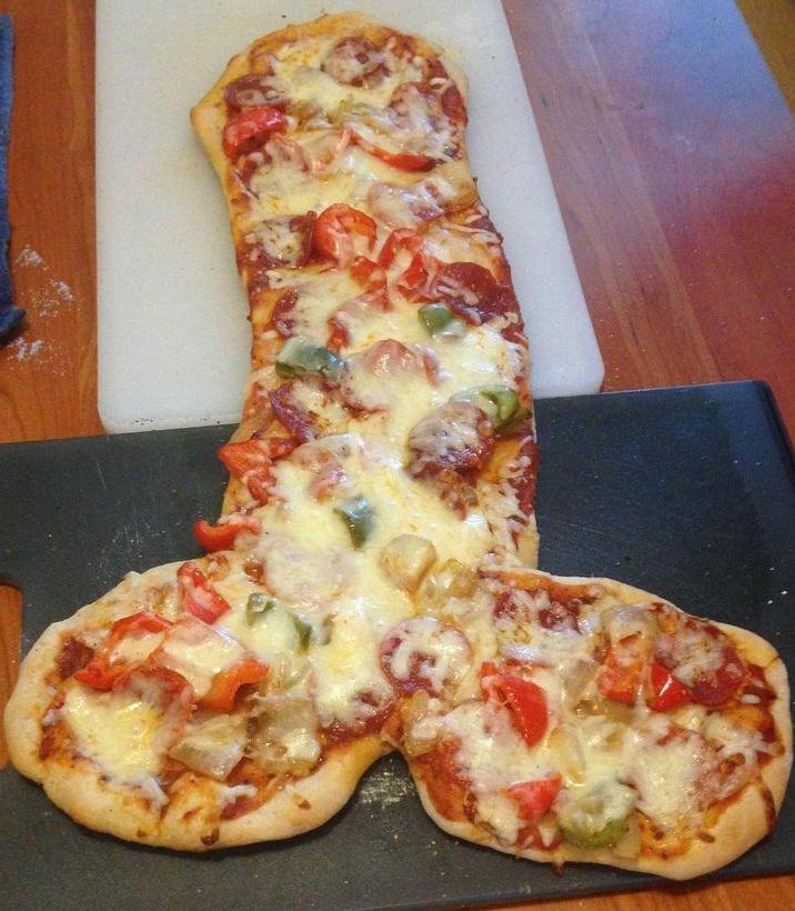 A literal big sausage pizza : bigsausagepizza